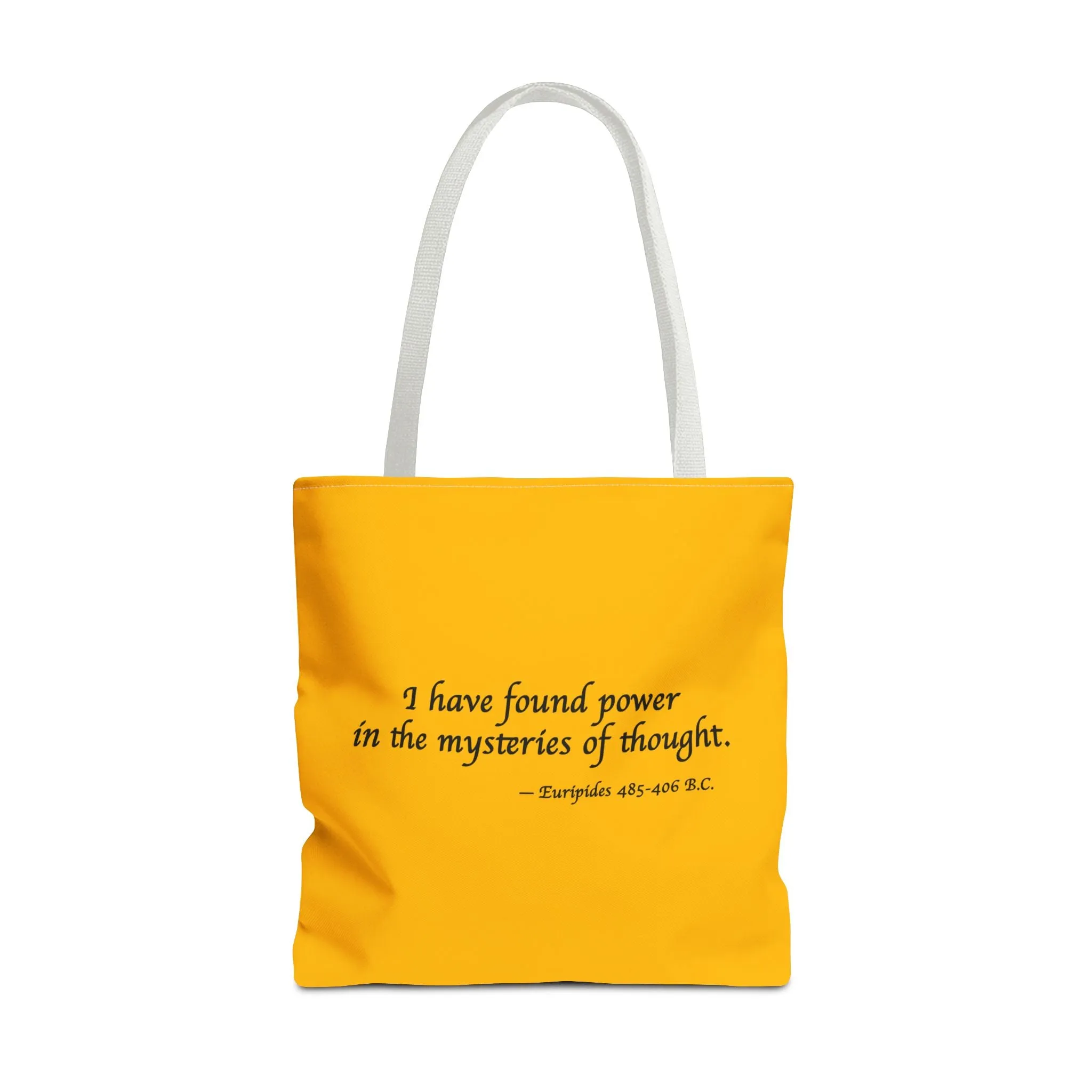 Mysteries of Thought Tote Bag - Unlock the Power of Thought - Carry Wisdom with You! Available in 3 sizes.
