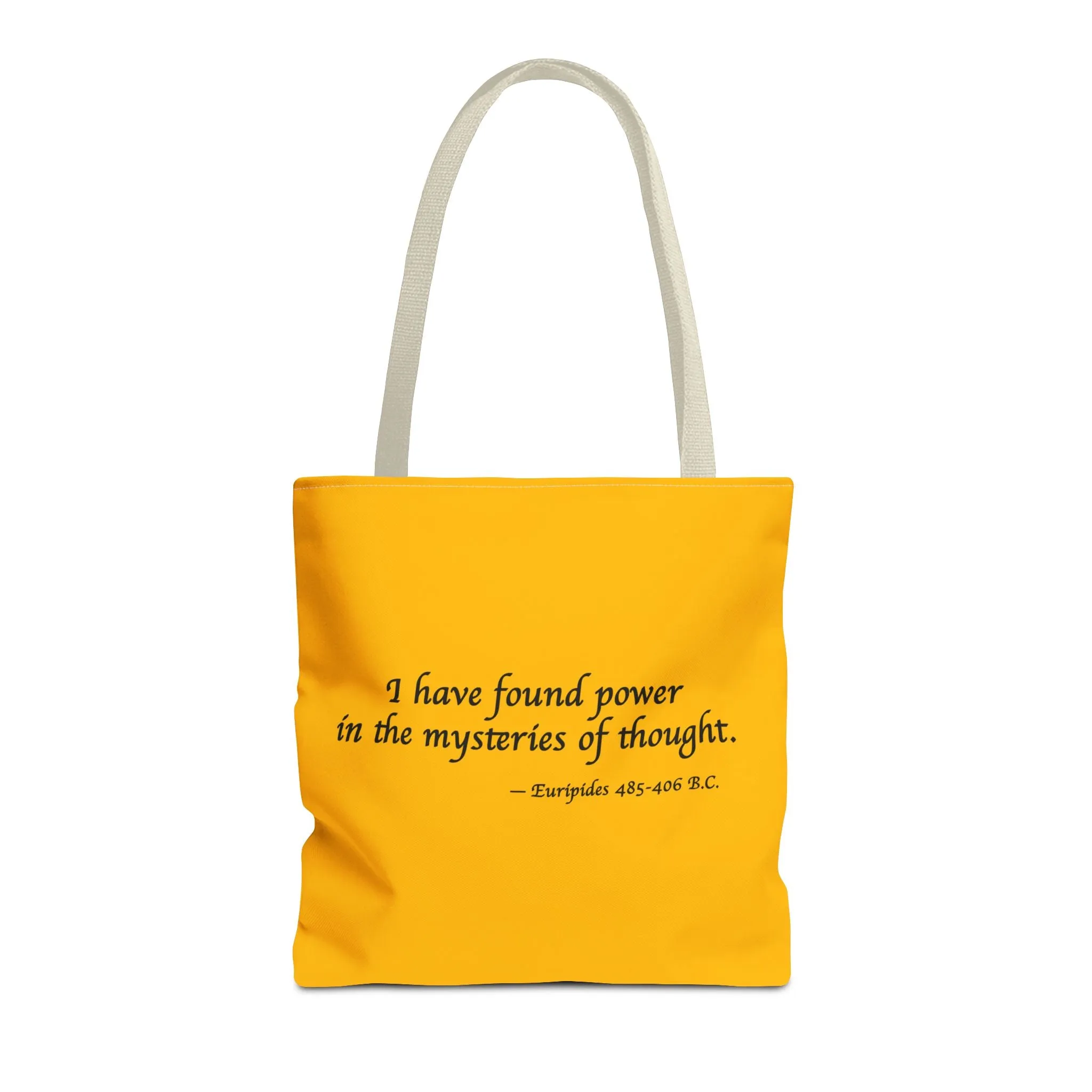 Mysteries of Thought Tote Bag - Unlock the Power of Thought - Carry Wisdom with You! Available in 3 sizes.