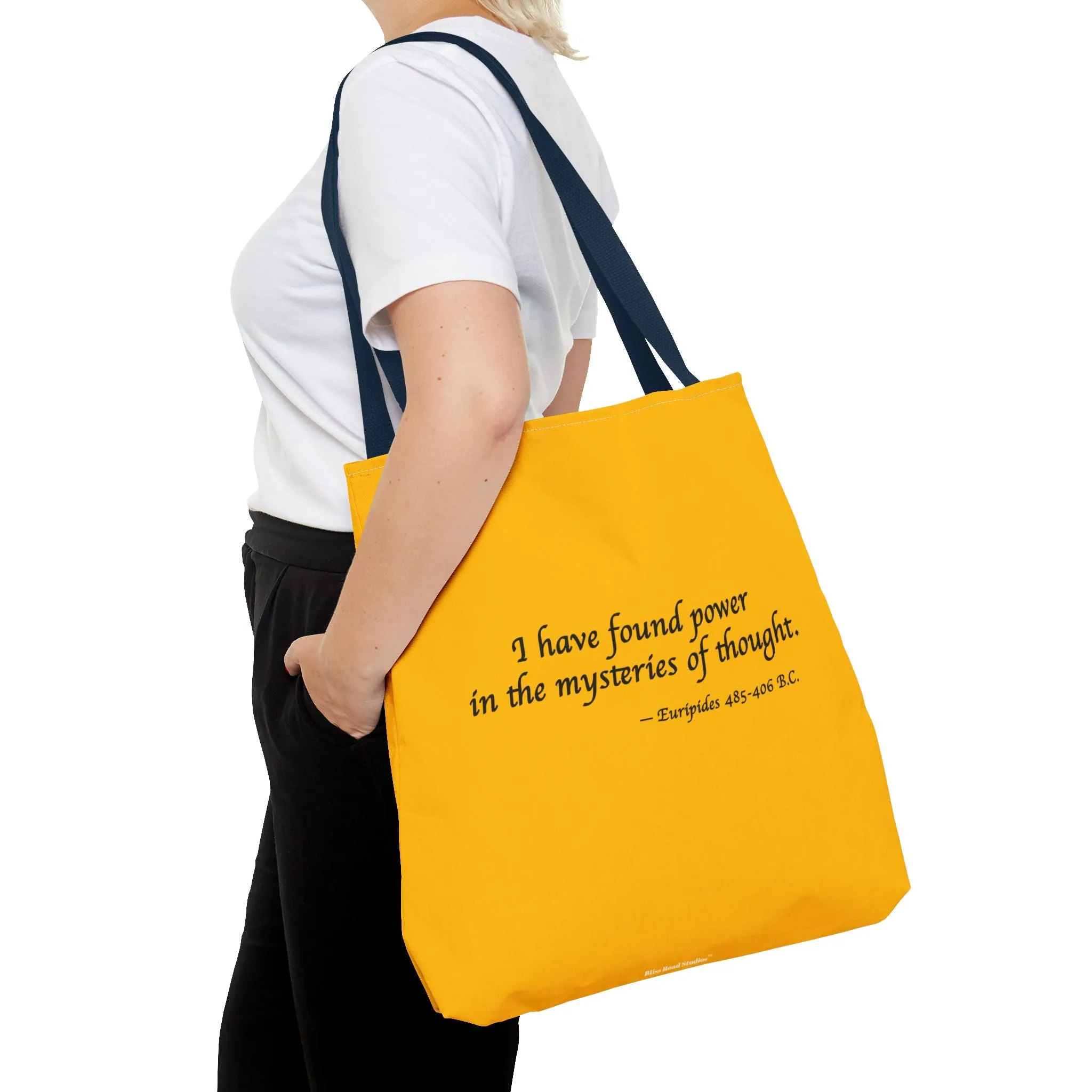 Mysteries of Thought Tote Bag - Unlock the Power of Thought - Carry Wisdom with You! Available in 3 sizes.