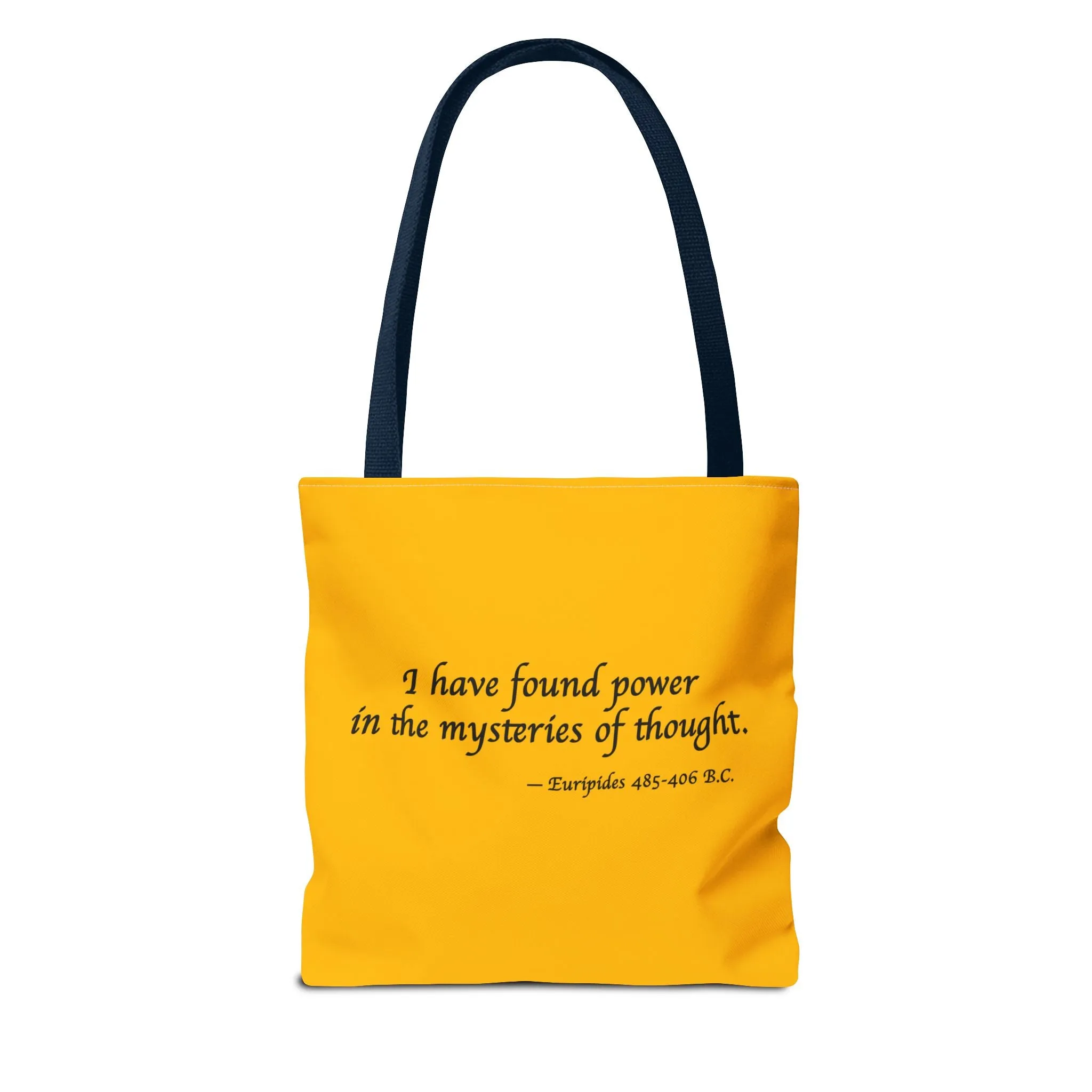 Mysteries of Thought Tote Bag - Unlock the Power of Thought - Carry Wisdom with You! Available in 3 sizes.
