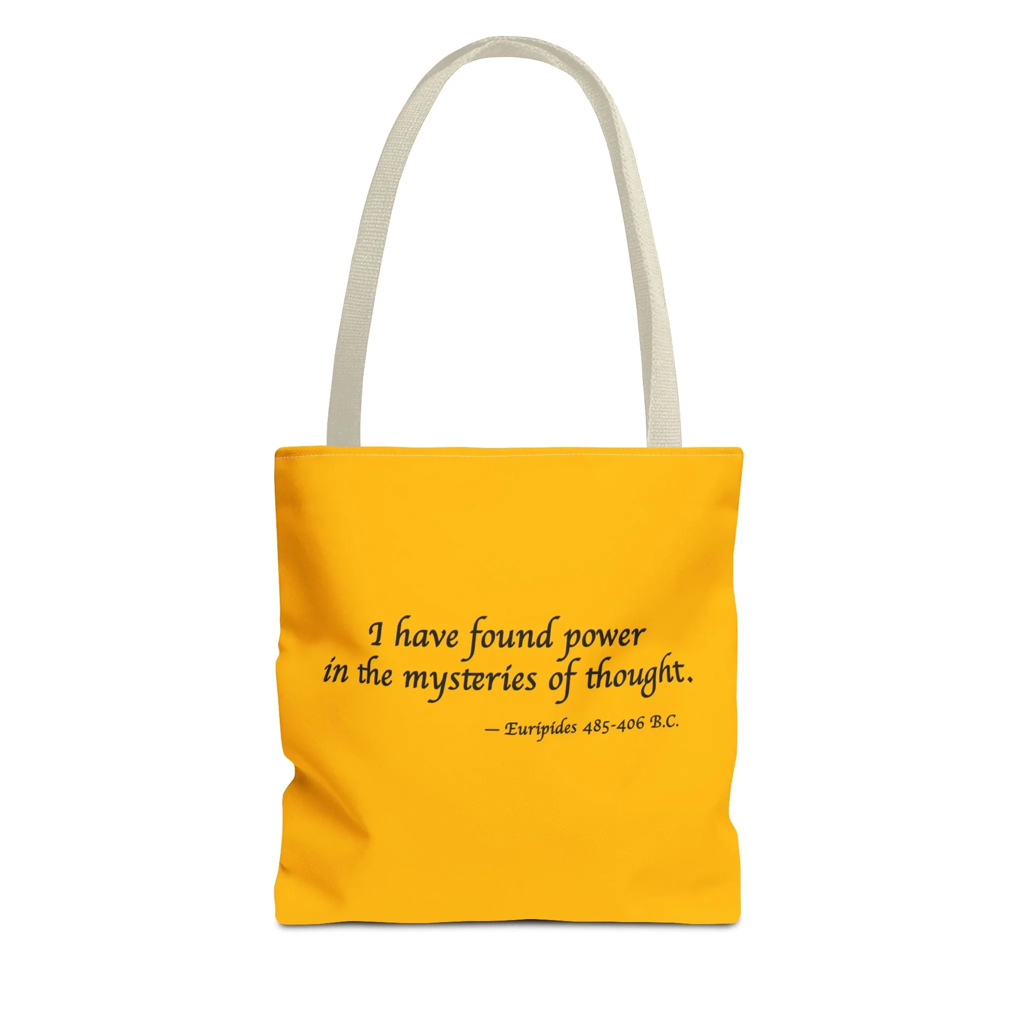 Mysteries of Thought Tote Bag - Unlock the Power of Thought - Carry Wisdom with You! Available in 3 sizes.