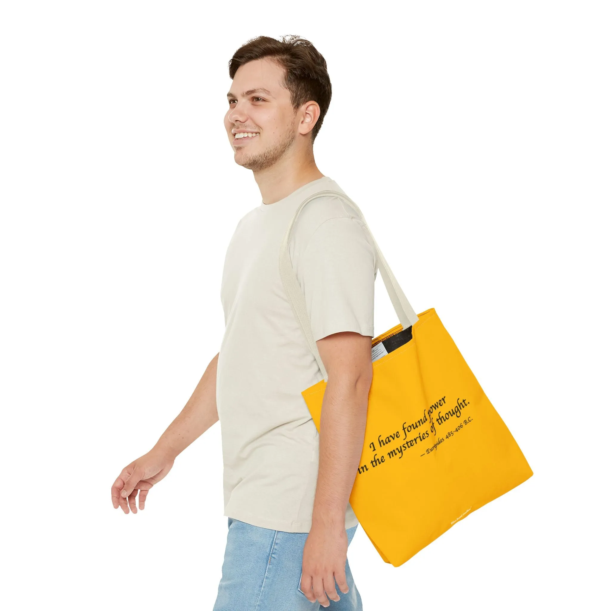 Mysteries of Thought Tote Bag - Unlock the Power of Thought - Carry Wisdom with You! Available in 3 sizes.