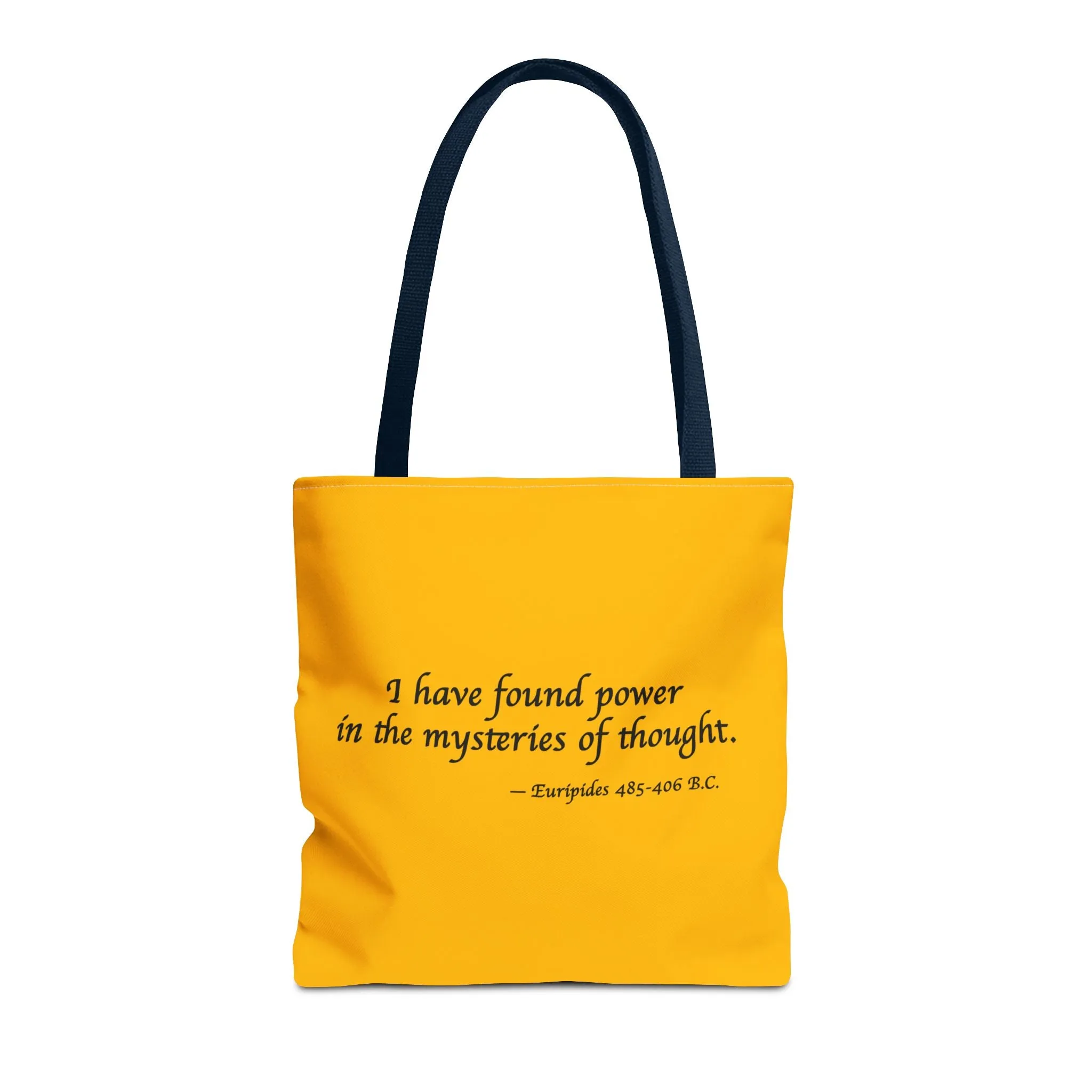 Mysteries of Thought Tote Bag - Unlock the Power of Thought - Carry Wisdom with You! Available in 3 sizes.