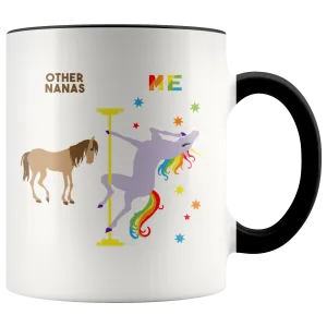 Nana Gift for Nanas Mug Christmas Gift for Grandma Gift for Grandma Gift for Grandmother Gift Grandma Coffee Cup Pole Dancing Unicorn