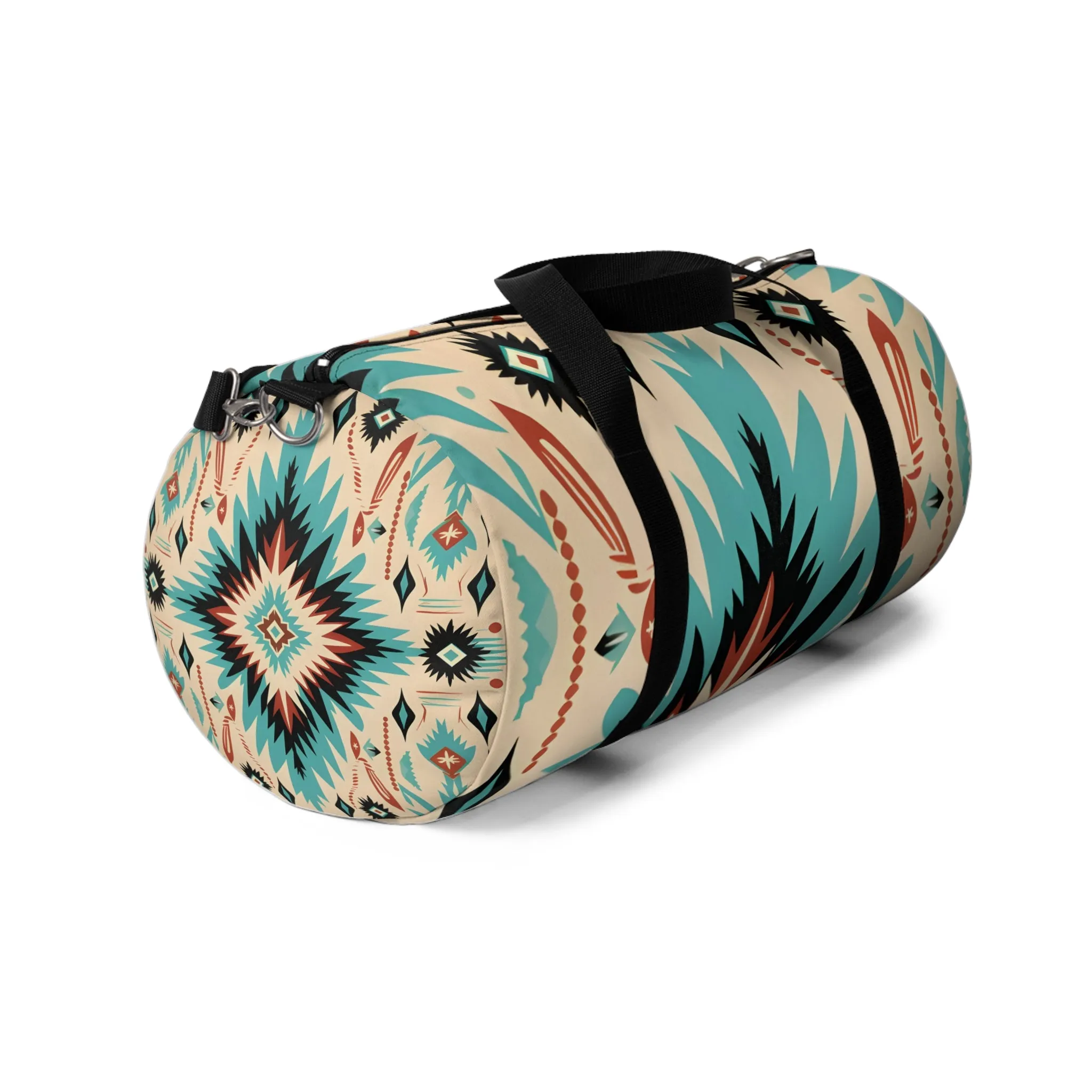 Navajo Weave Look Duffel Travel Bag