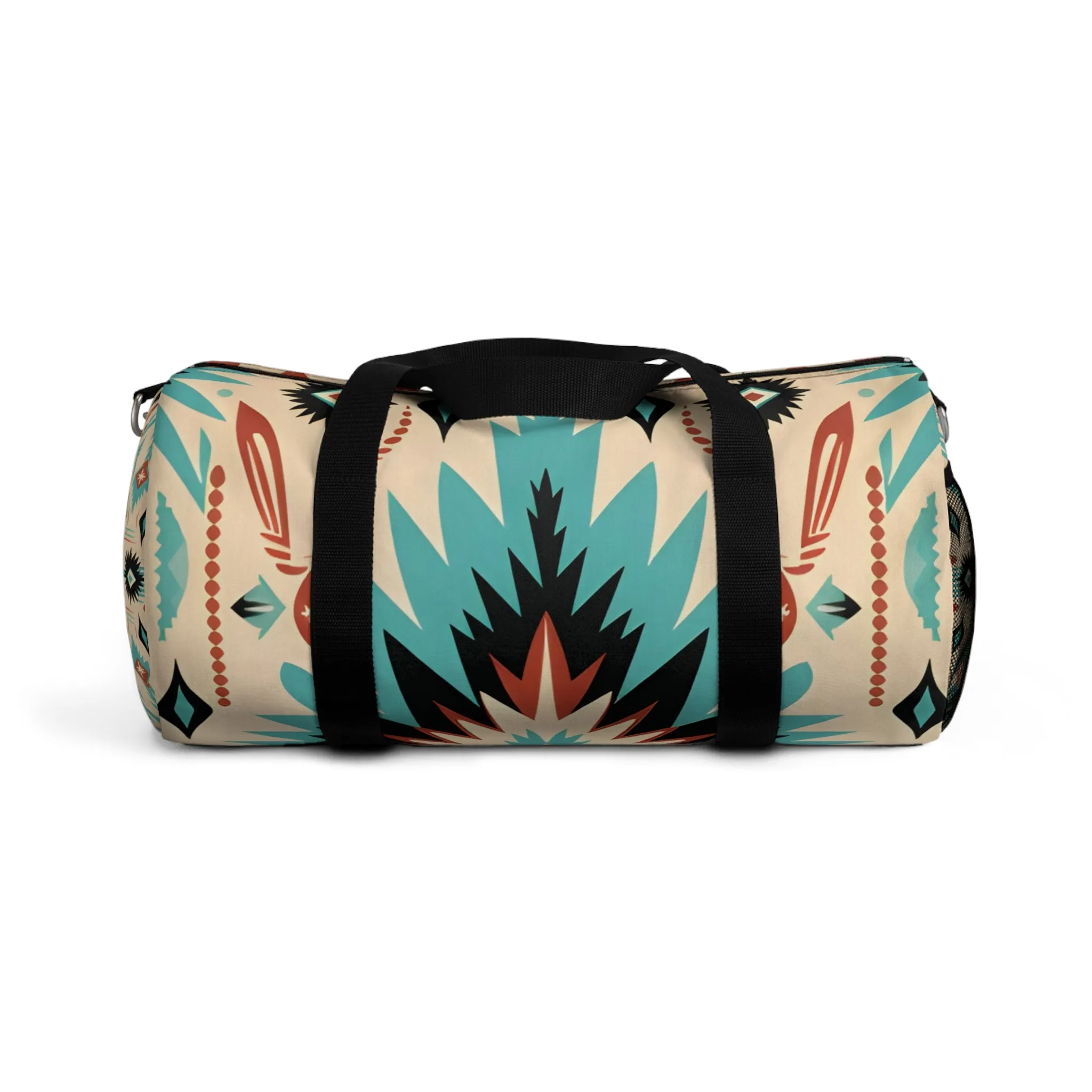 Navajo Weave Look Duffel Travel Bag