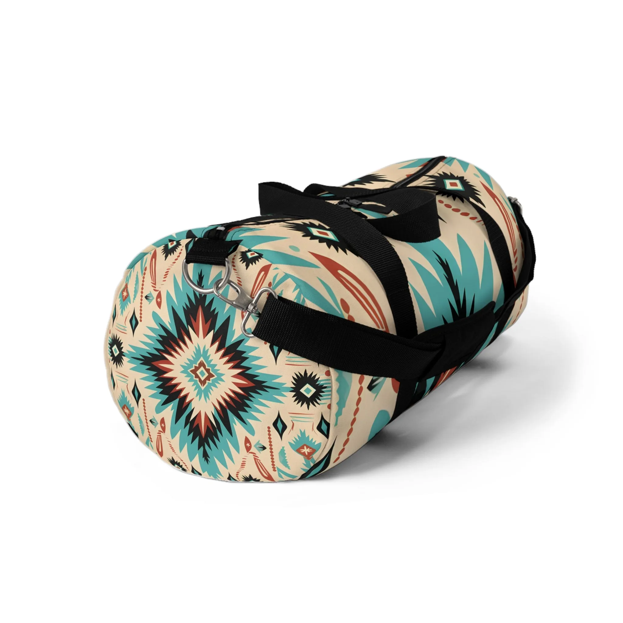 Navajo Weave Look Duffel Travel Bag