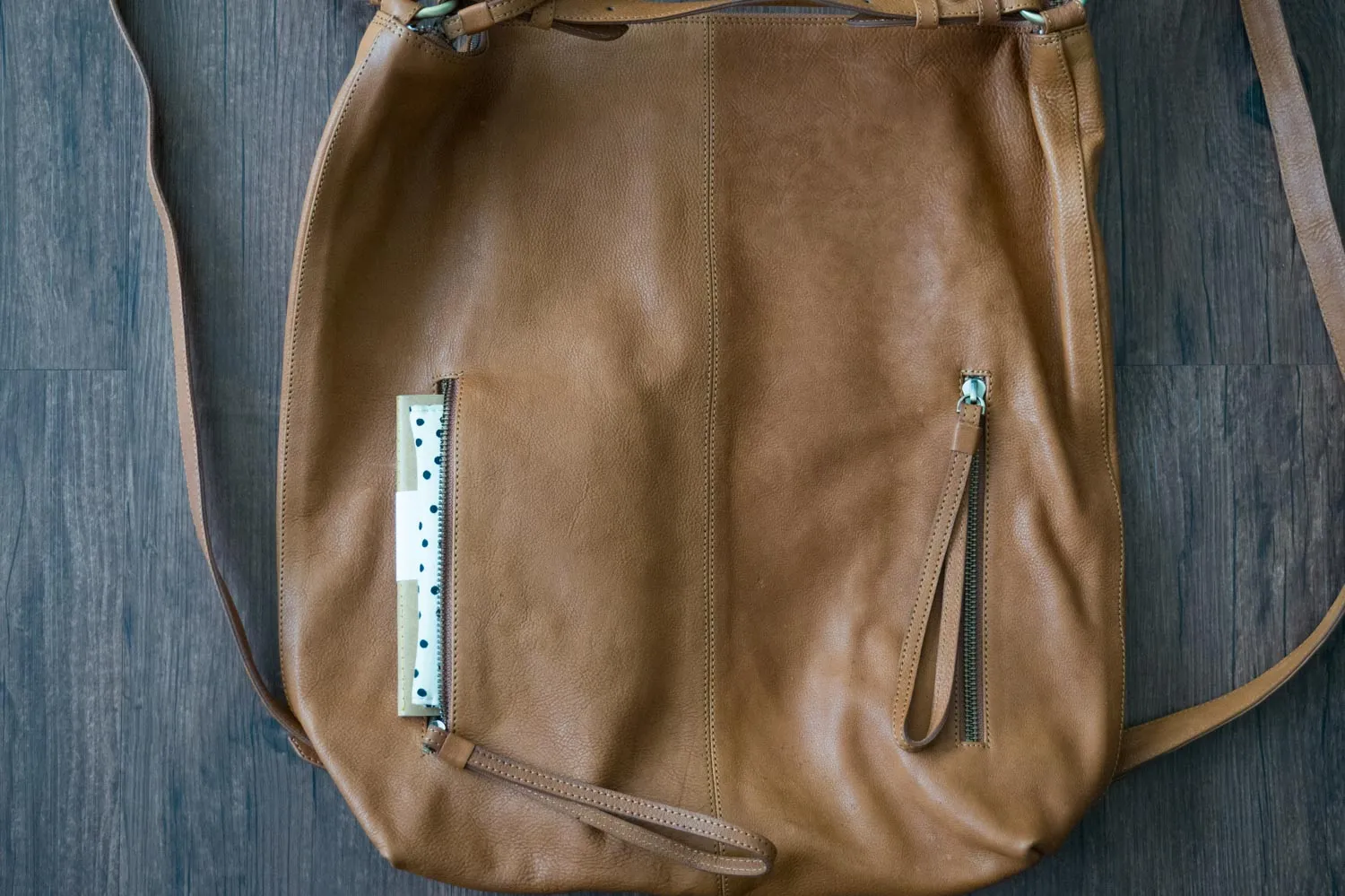 Neve Hobo Convertible Tote in Slate Blue