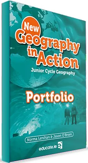 New Geography in Action - Junior Cycle Geography - Textbook & Combined Portfolio & Activity Book - Set - 2nd / Old Edition (2018)