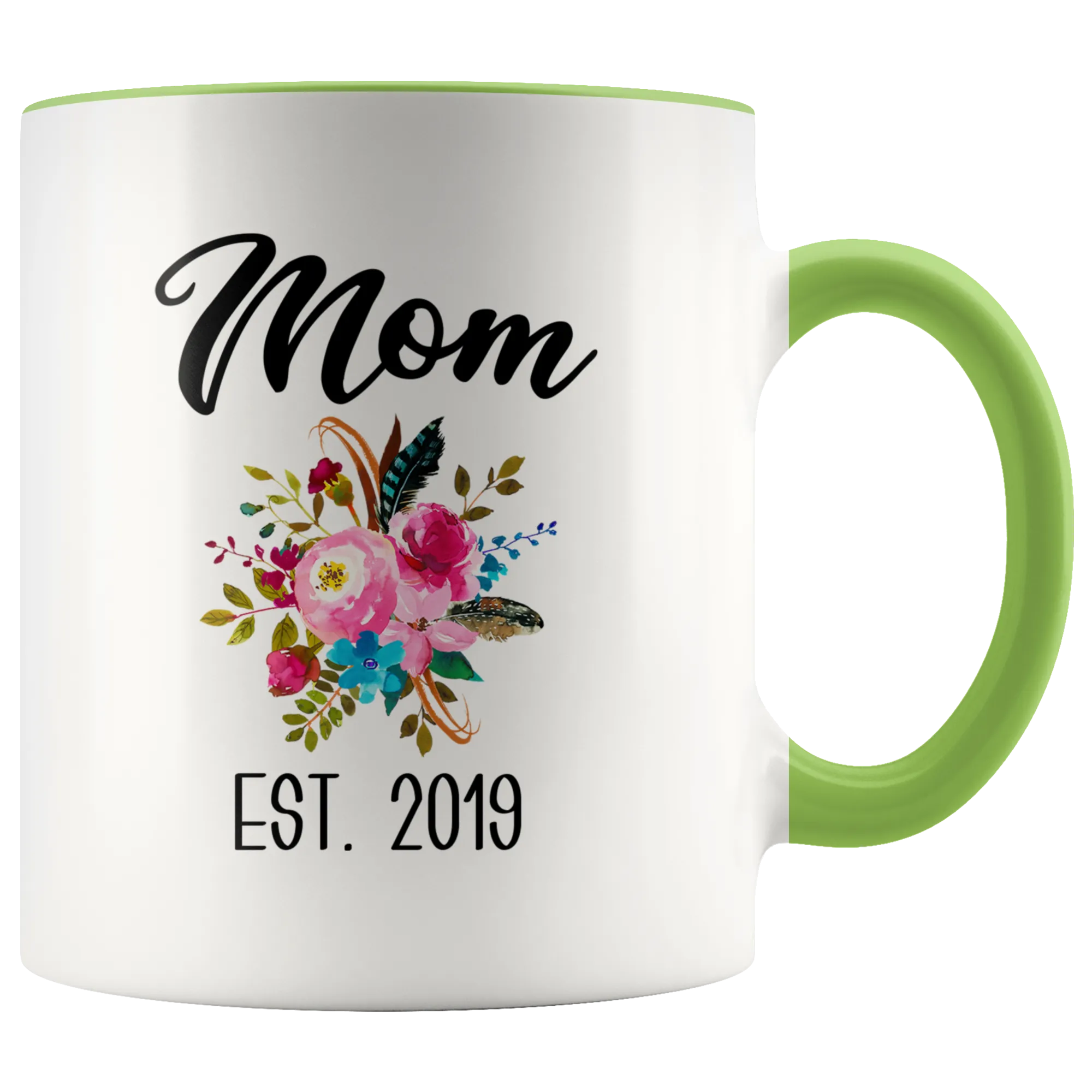 New Mom Mug Expecting Mommy to Be Gifts Baby Shower Gift Pregnancy Announcement Coffee Cup Mom Est 2019