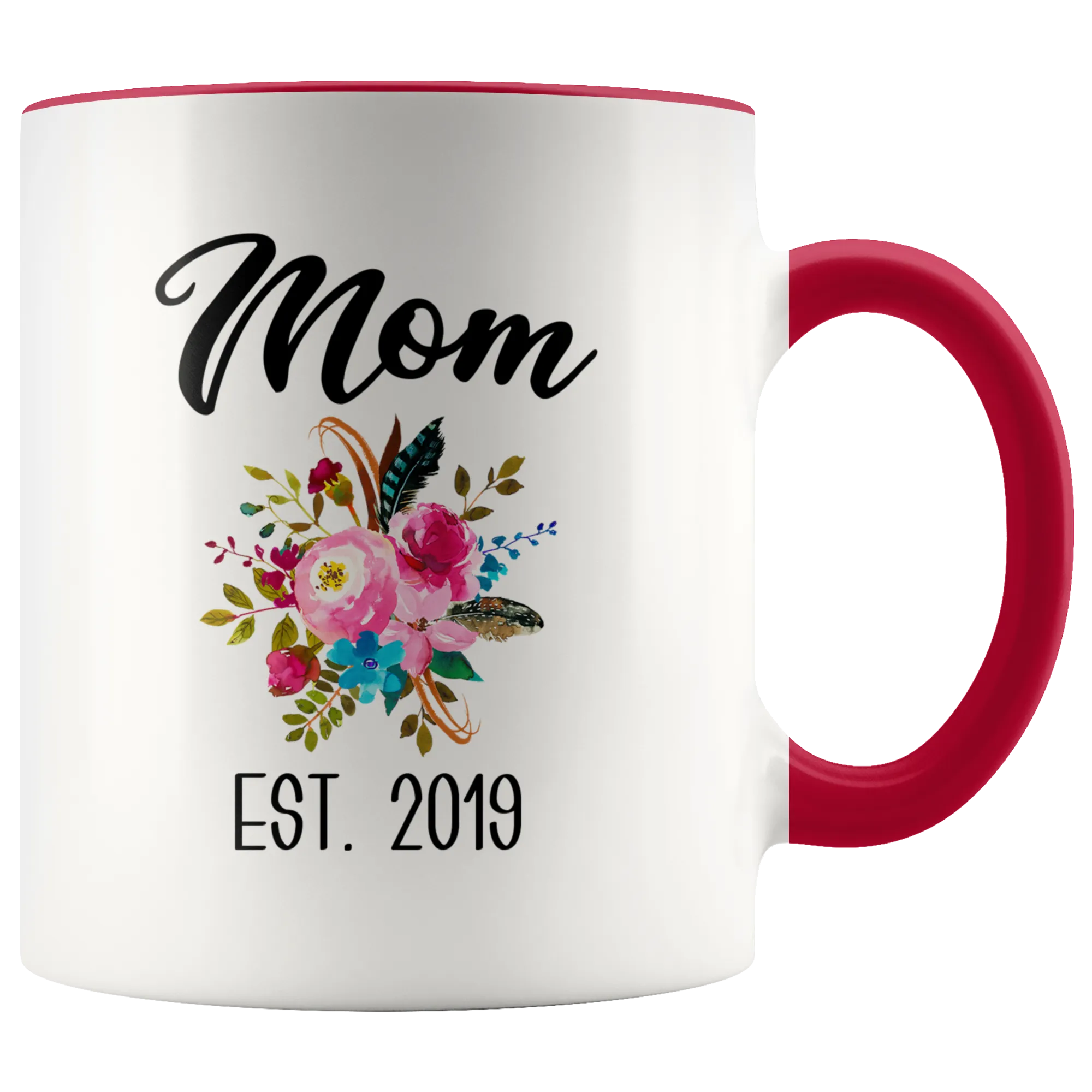 New Mom Mug Expecting Mommy to Be Gifts Baby Shower Gift Pregnancy Announcement Coffee Cup Mom Est 2019