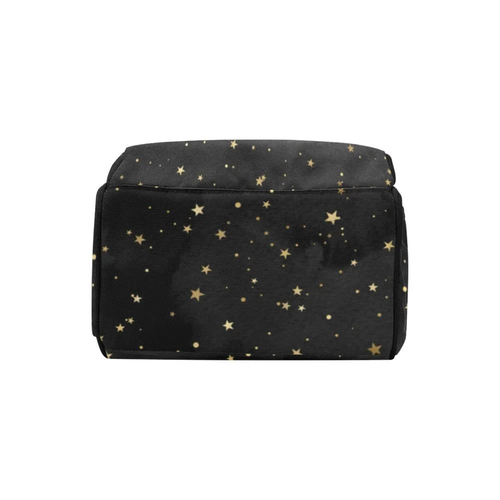 Night Sky Stars Baby Diaper Nappy Bag Baby Bag Goth Backpack Goth Purse Goth Baby Stuff Gothic Baby Stuff Horror Spooky Nursery Skull Baby