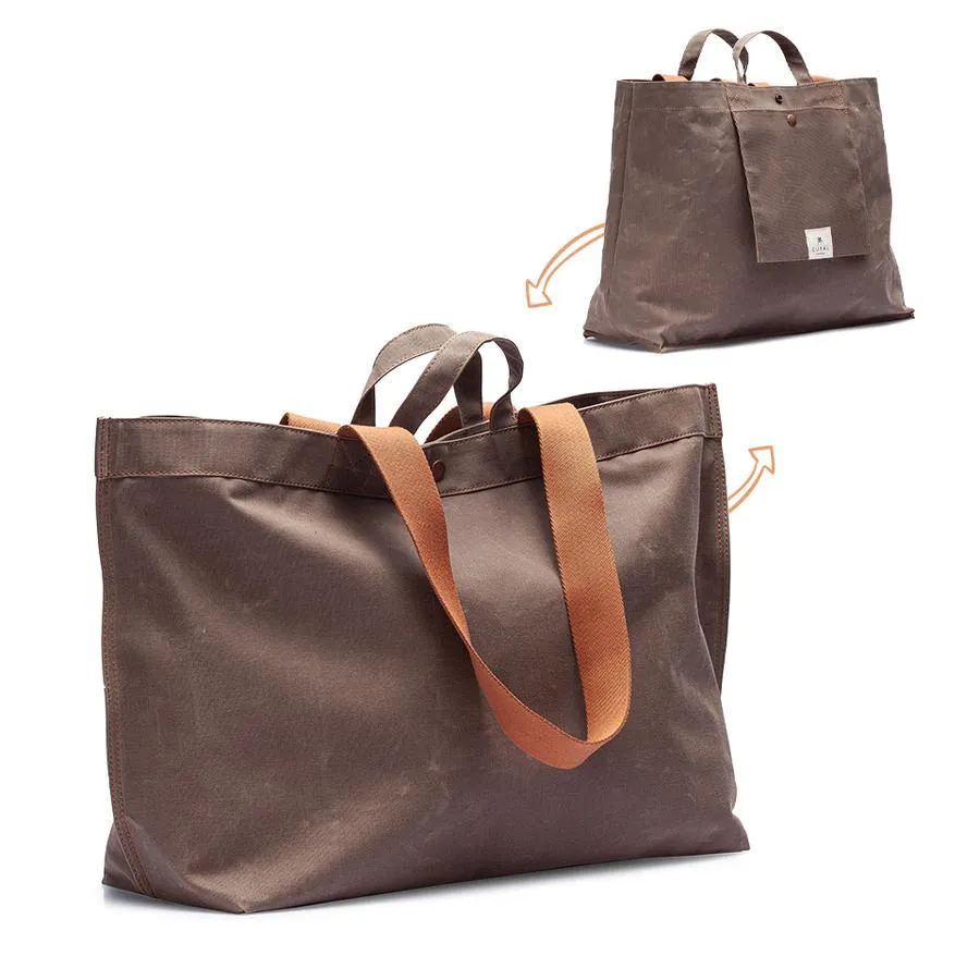 No. 205 Xlarge Tote Tobacco (Reversible)