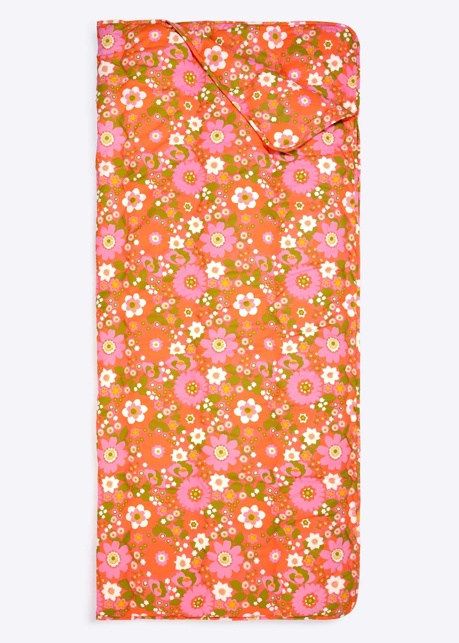 Nostalgic Flower Organic Cotton Sleeping Bag