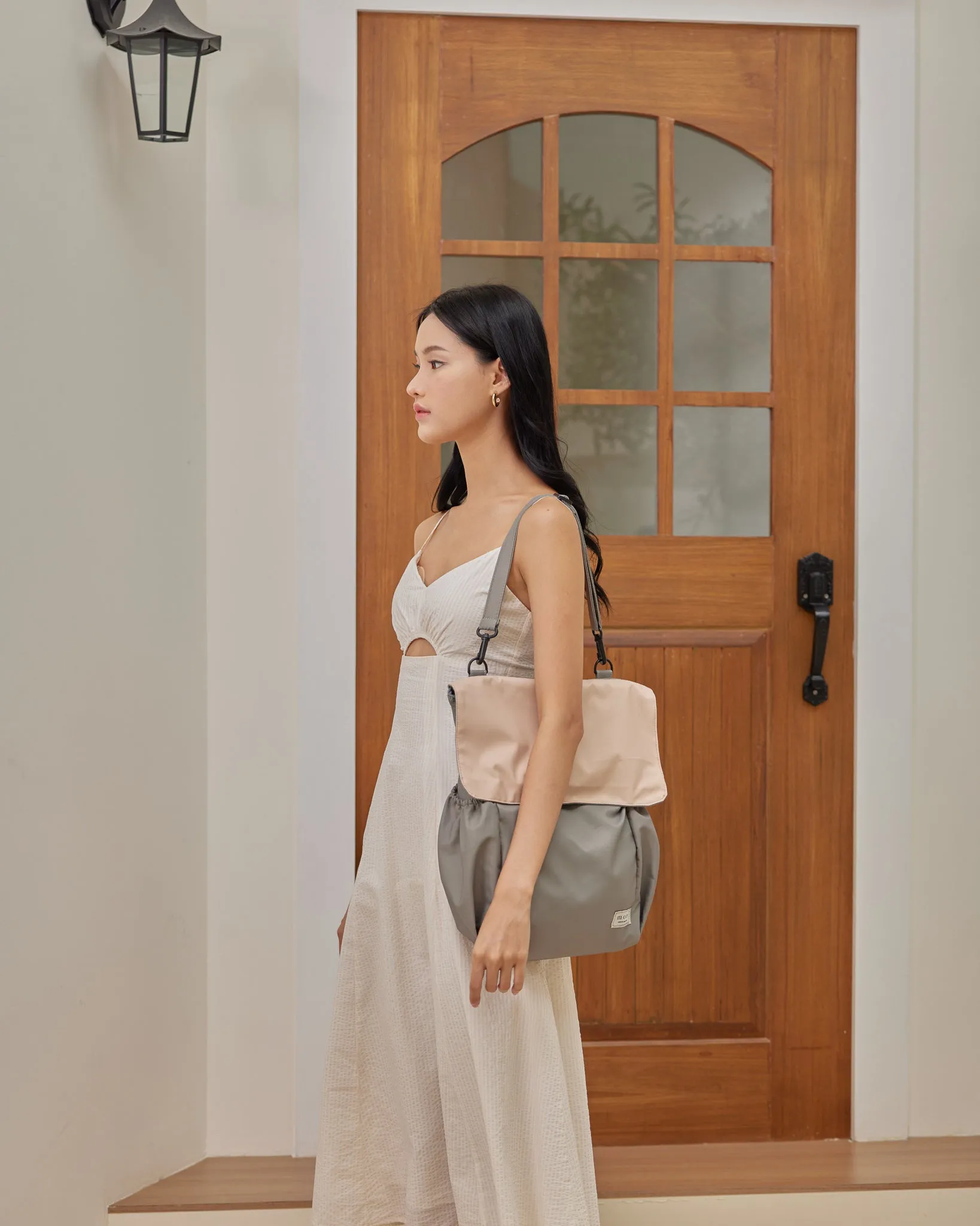 Nude Grayish-Green Utility 4-Way Washable Bag 2.0