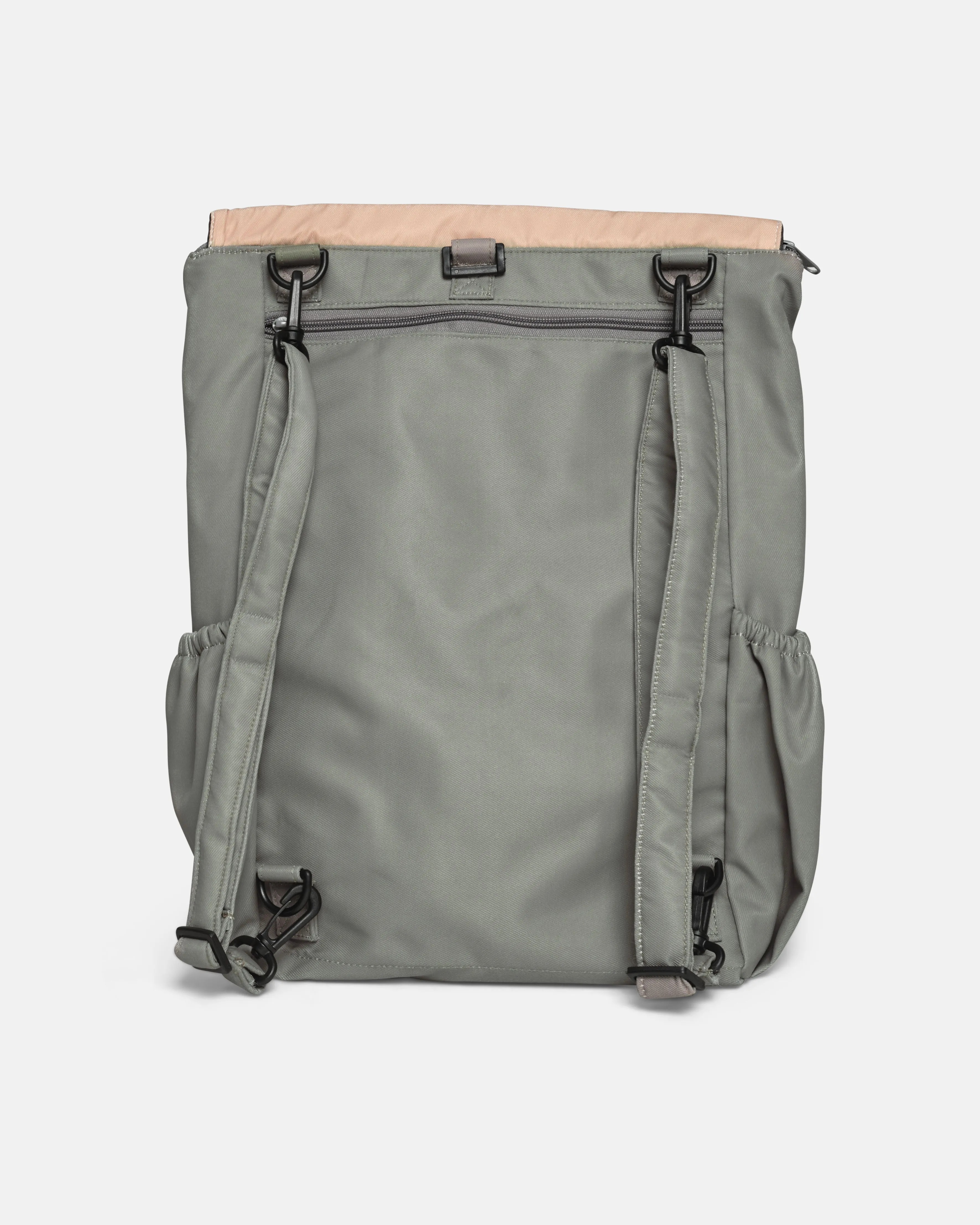 Nude Grayish-Green Utility 4-Way Washable Bag 2.0