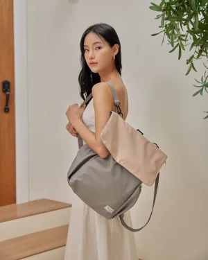 Nude Grayish-Green Utility 4-Way Washable Bag 2.0