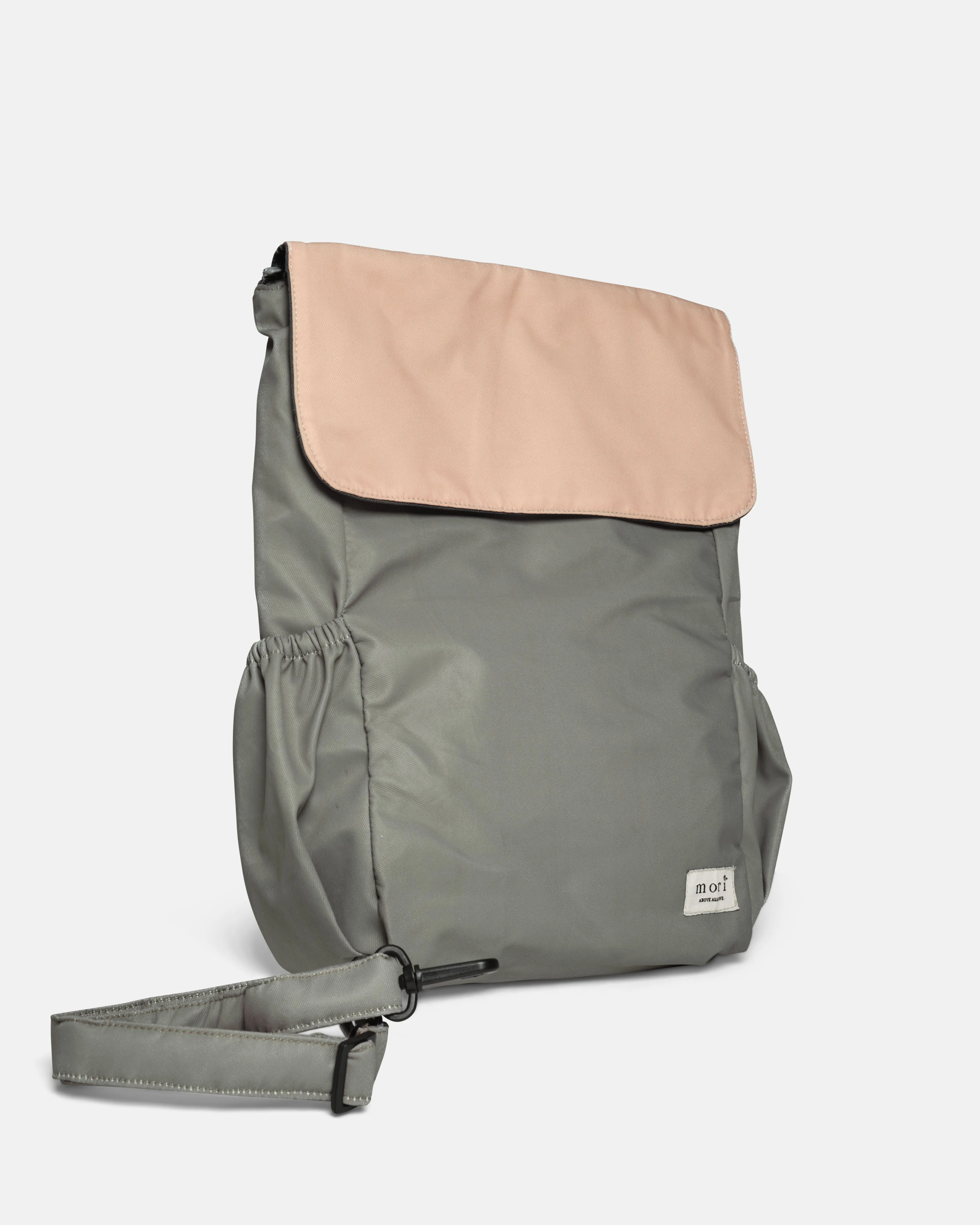 Nude Grayish-Green Utility 4-Way Washable Bag 2.0