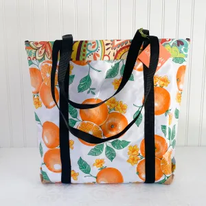 Oilcloth Market Bag / Oranges