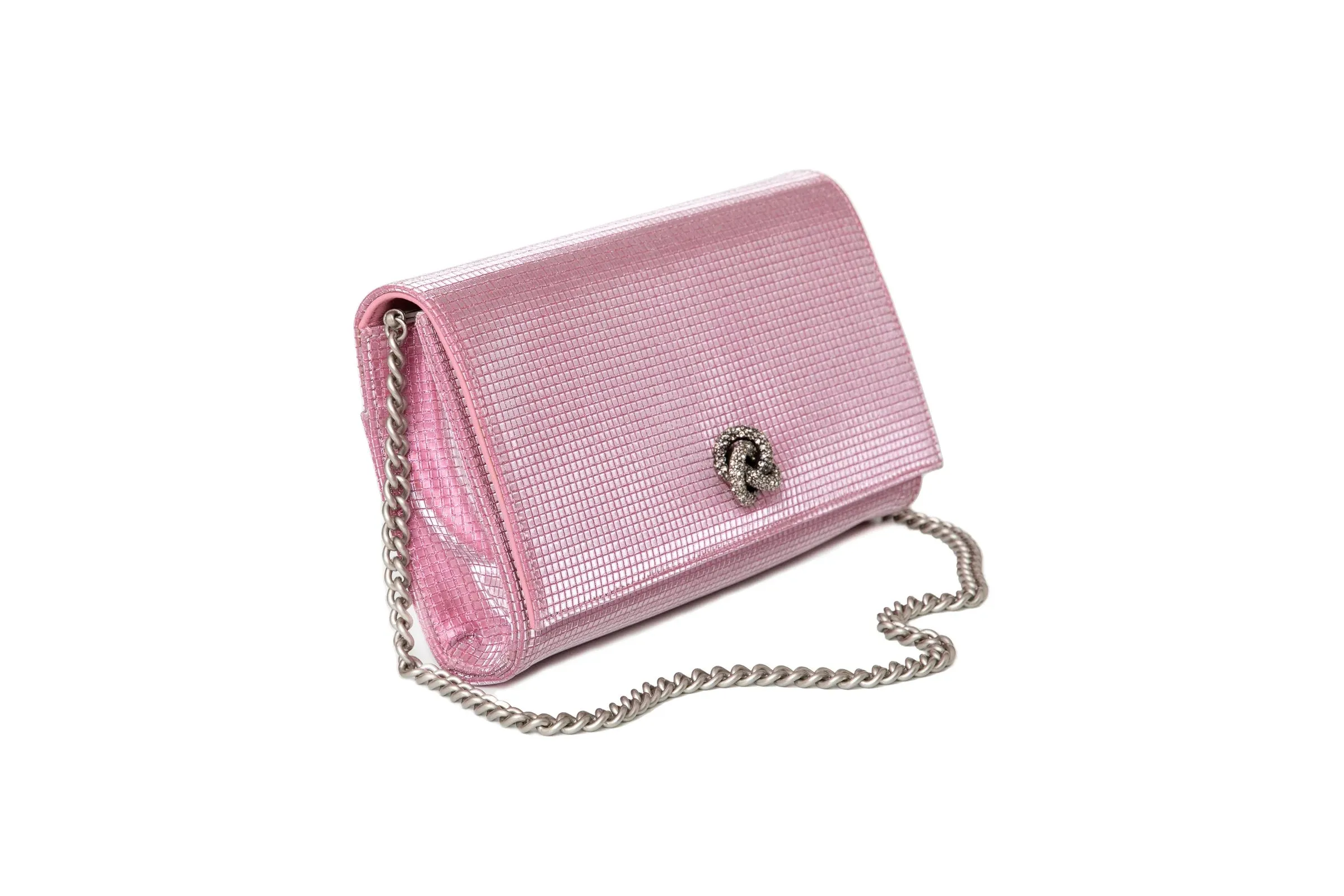 Olivia Clutch in Falmingo Pink
