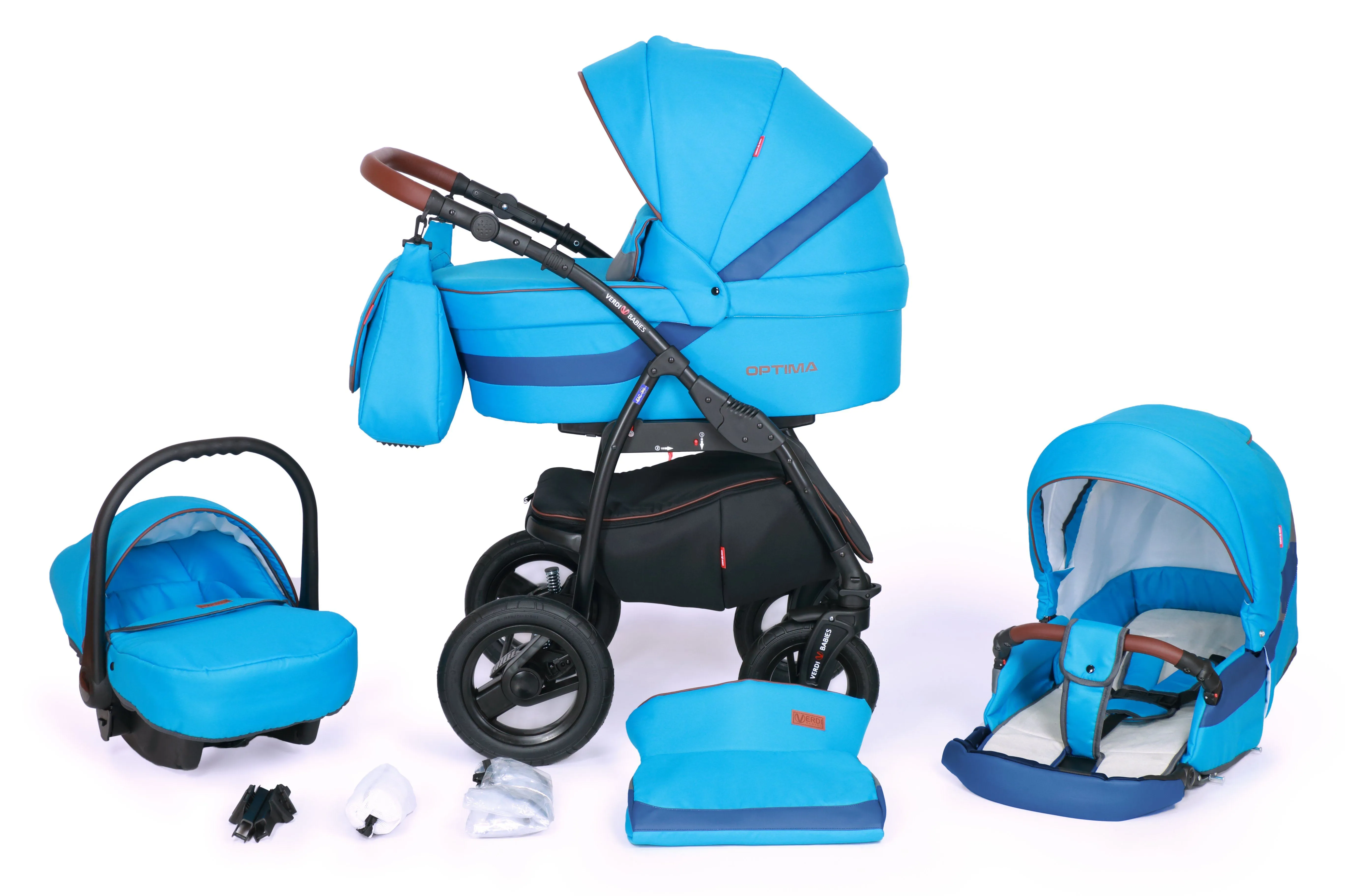 Optima Black Line Stroller 3in1
