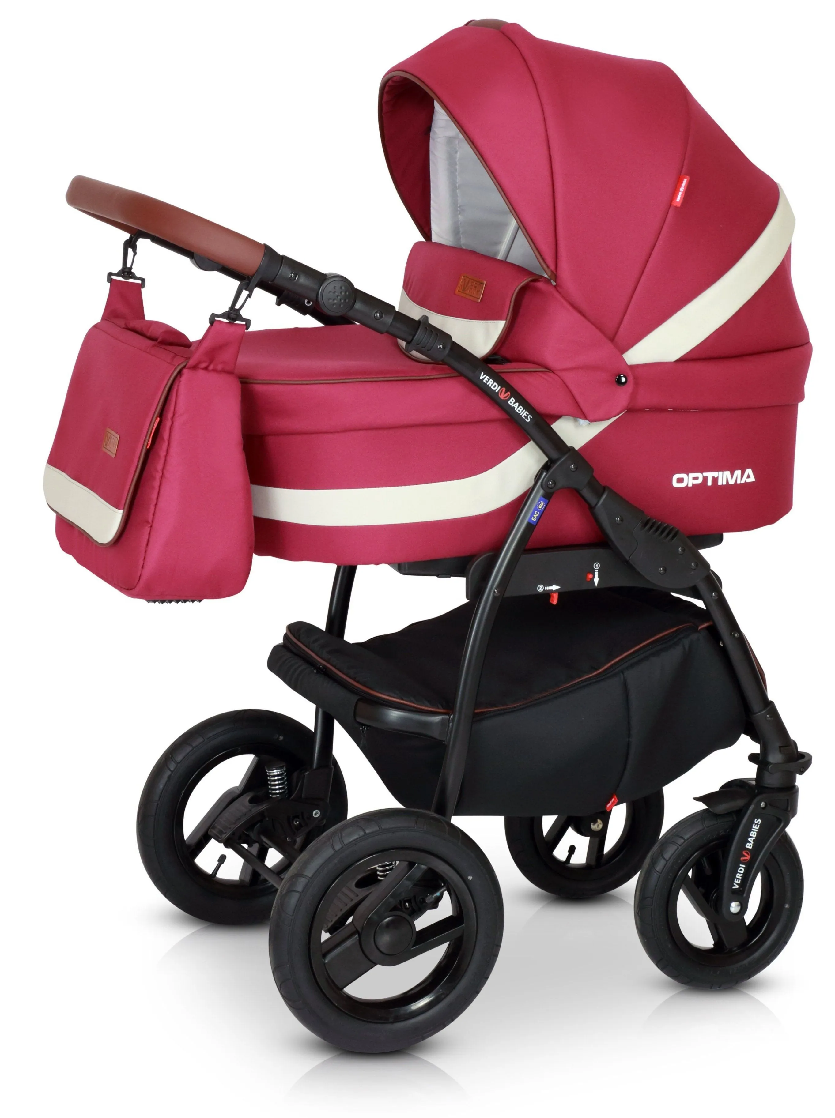 Optima Black Line Stroller 3in1