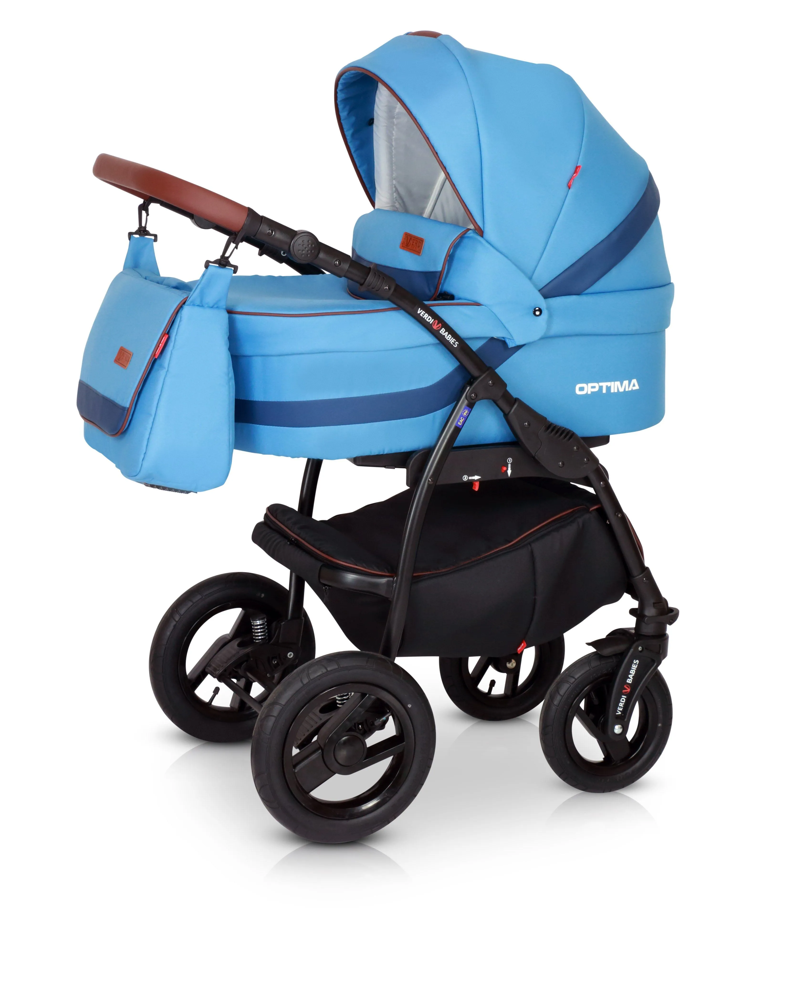 Optima Black Line Stroller 3in1