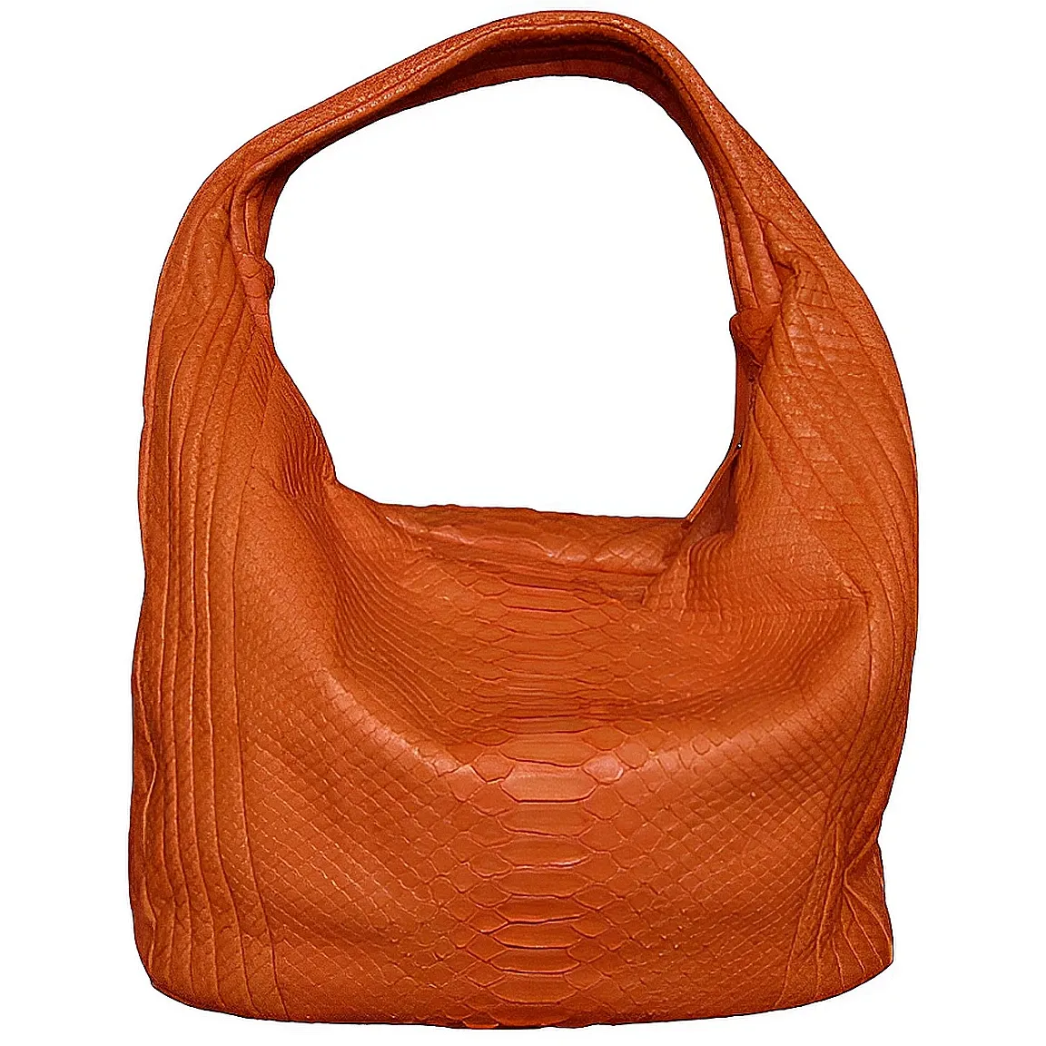 Orange Hobo Bag