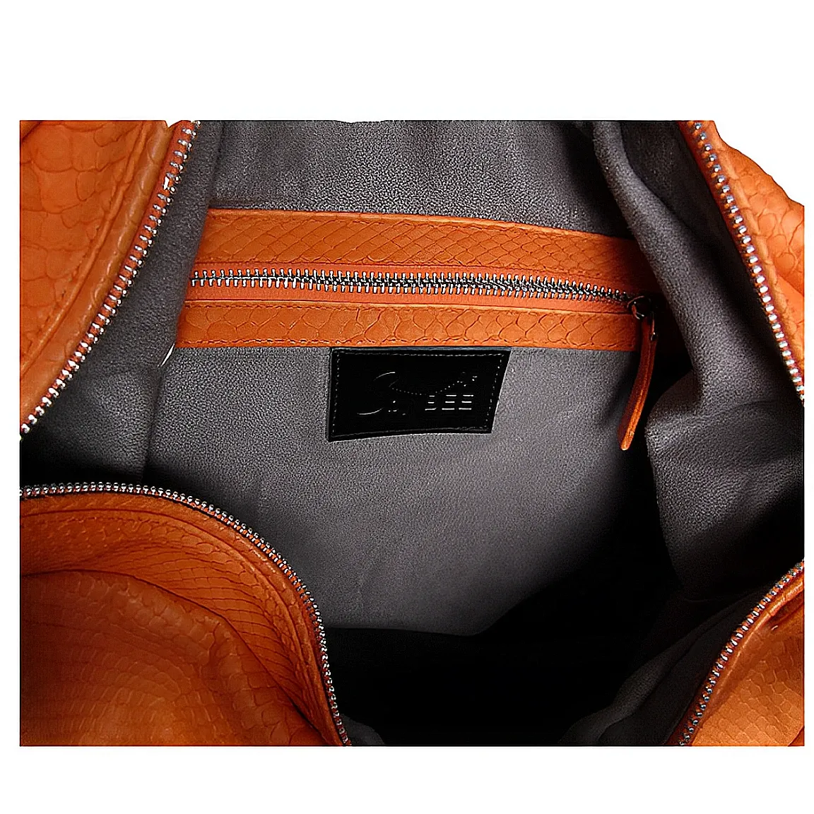 Orange Hobo Bag