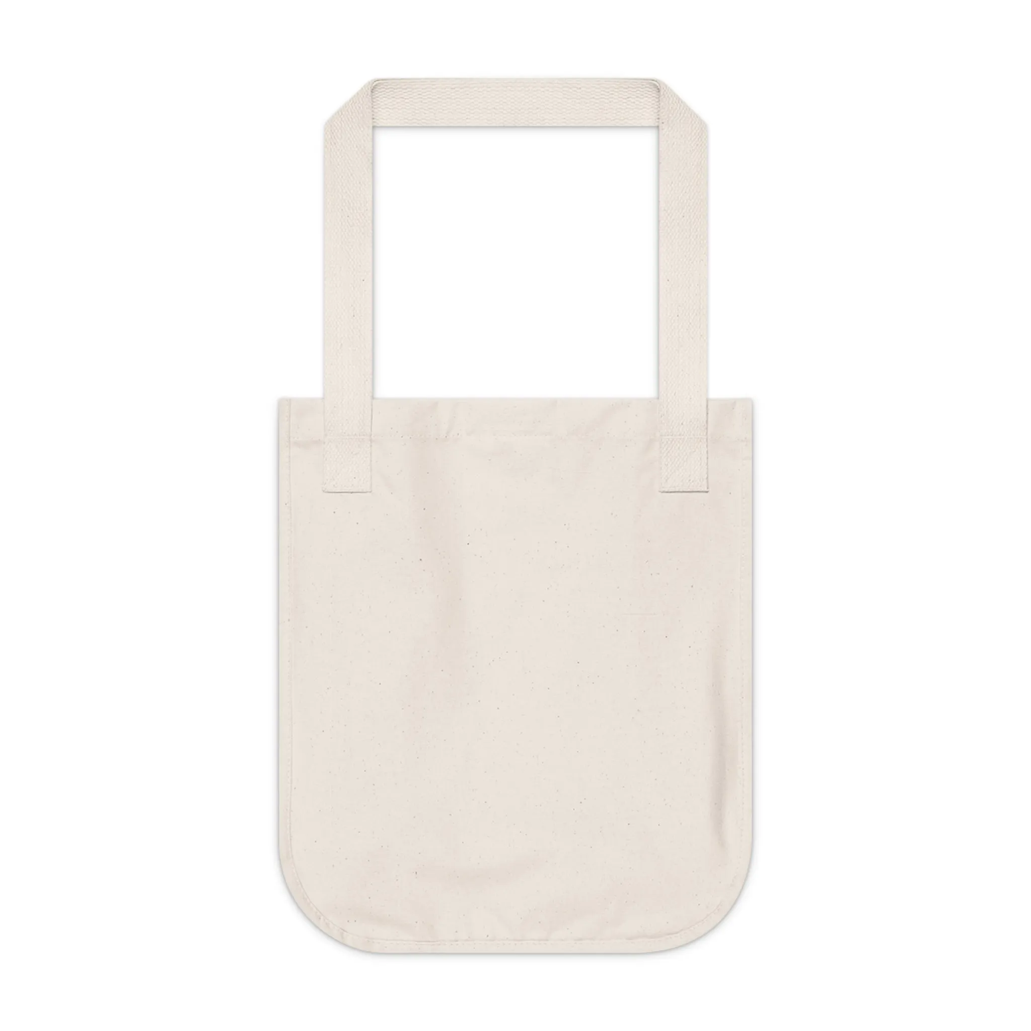 Organic Canvas heart Tote Bag