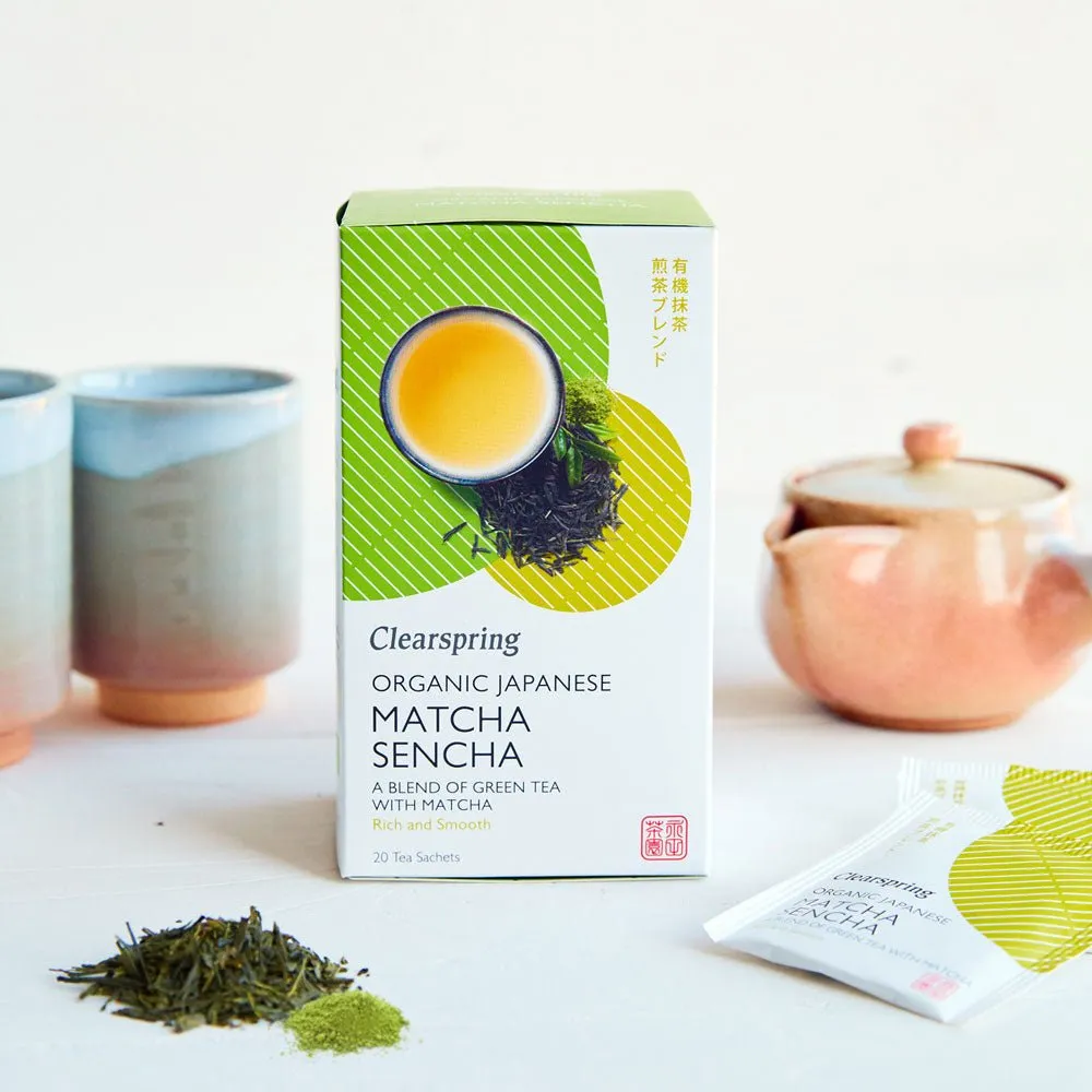 Organic Japanese Matcha Sencha - 20 Tea Sachets
