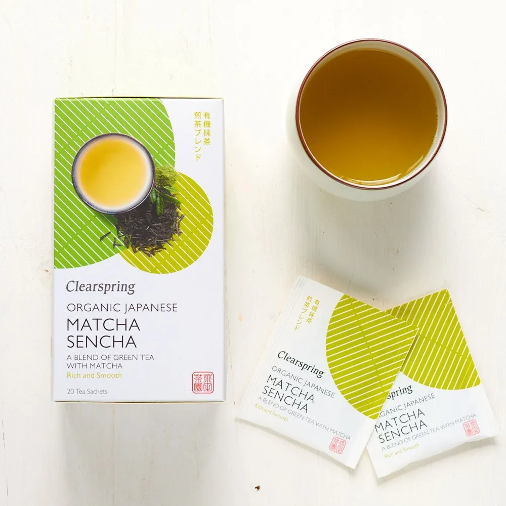 Organic Japanese Matcha Sencha - 20 Tea Sachets