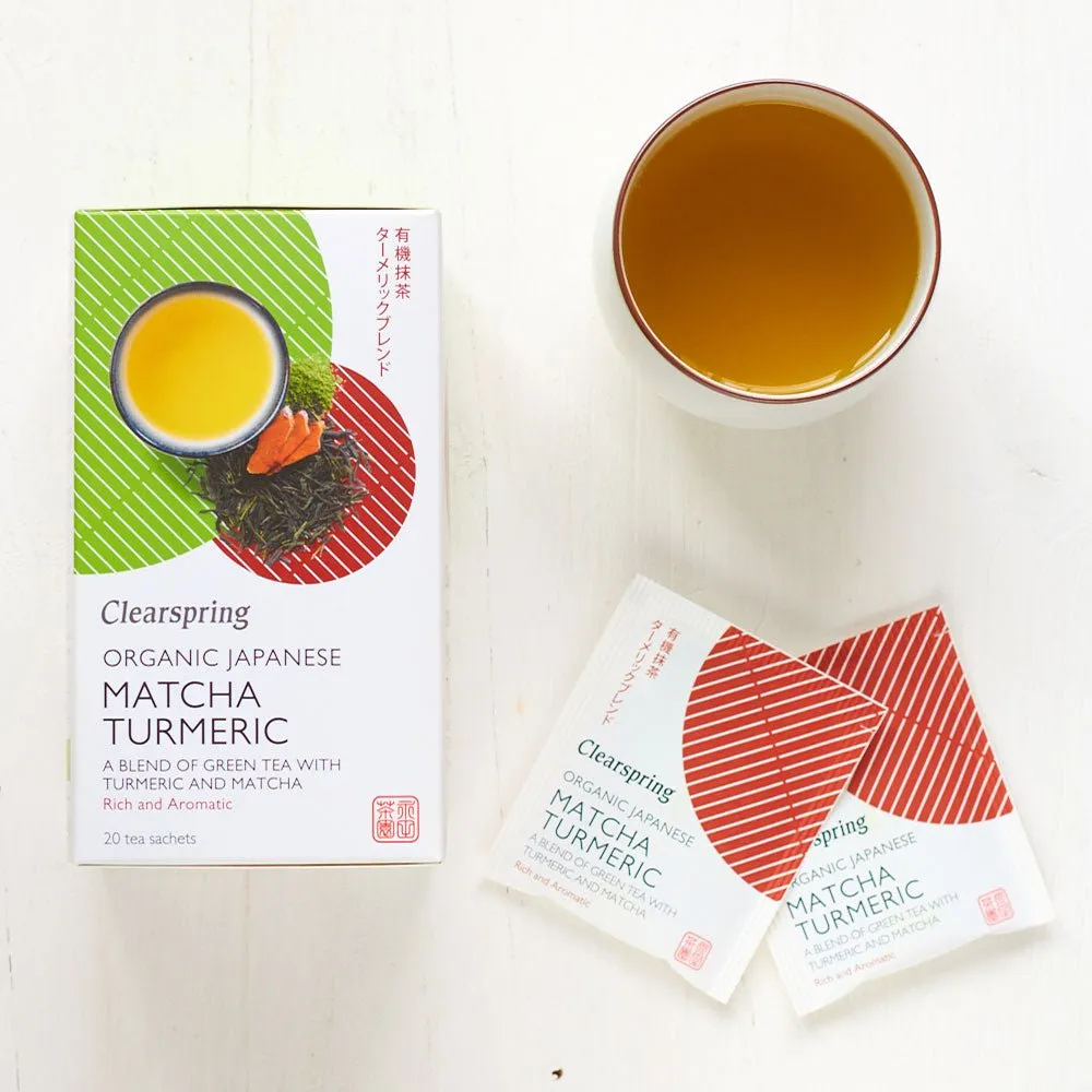 Organic Japanese Matcha Turmeric - 20 Tea Sachets
