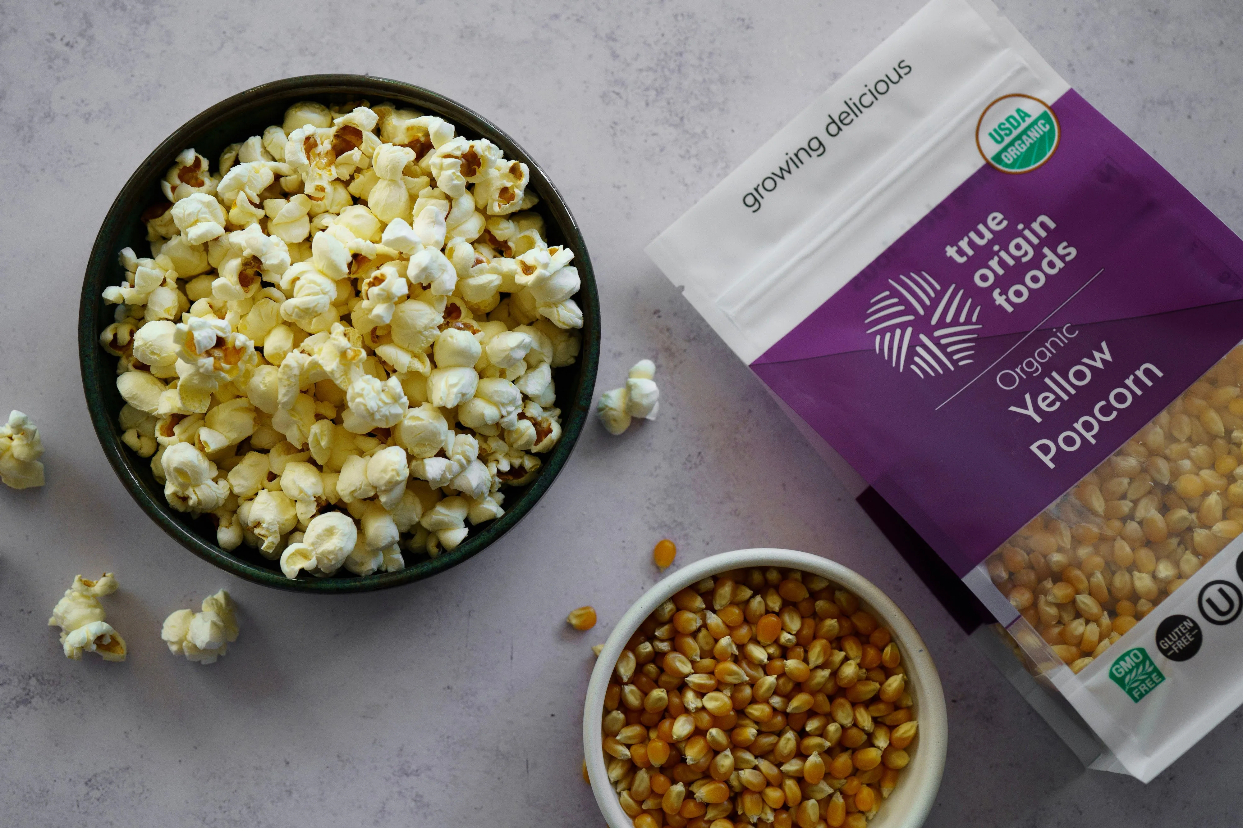 Organic Yellow Popcorn - (6 - 1 Pound Bags)