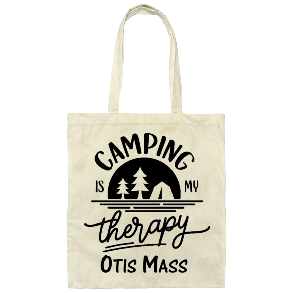 Otis Camping Canvas Tote Bag