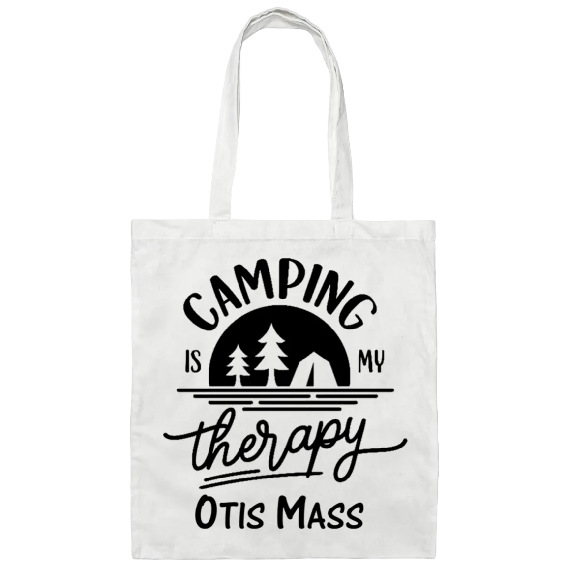 Otis Camping Canvas Tote Bag