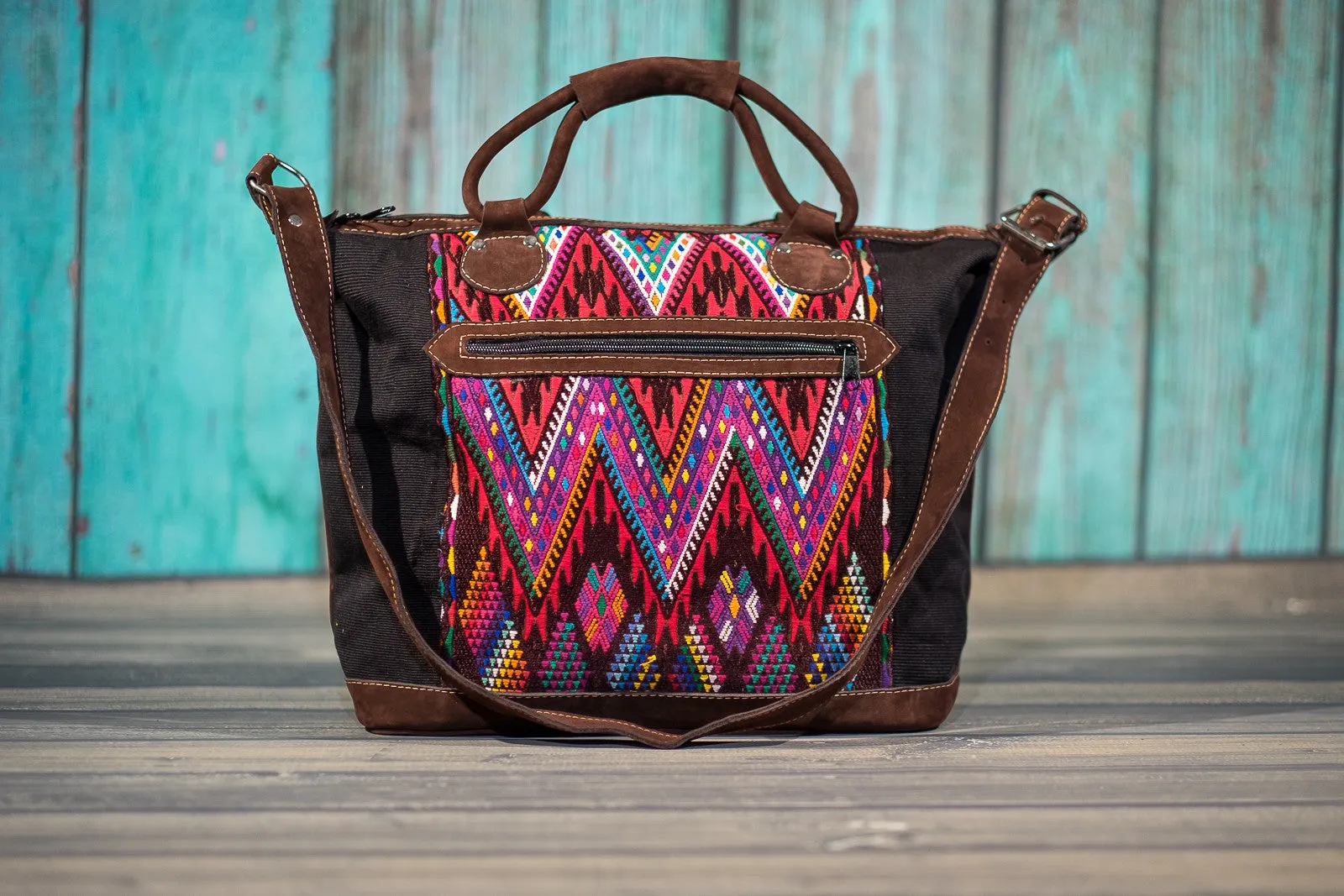 Overnighter Tote Bag Cross Body Purse Diaper Bag Volcano