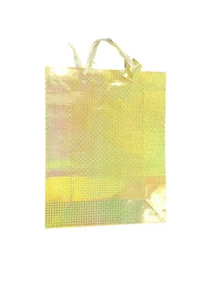 Paper Gift Bags Holographic Assorted Colors Large (40x32x12.5CM)