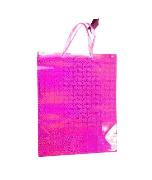 Paper Gift Bags Holographic Assorted Colors Large (40x32x12.5CM)