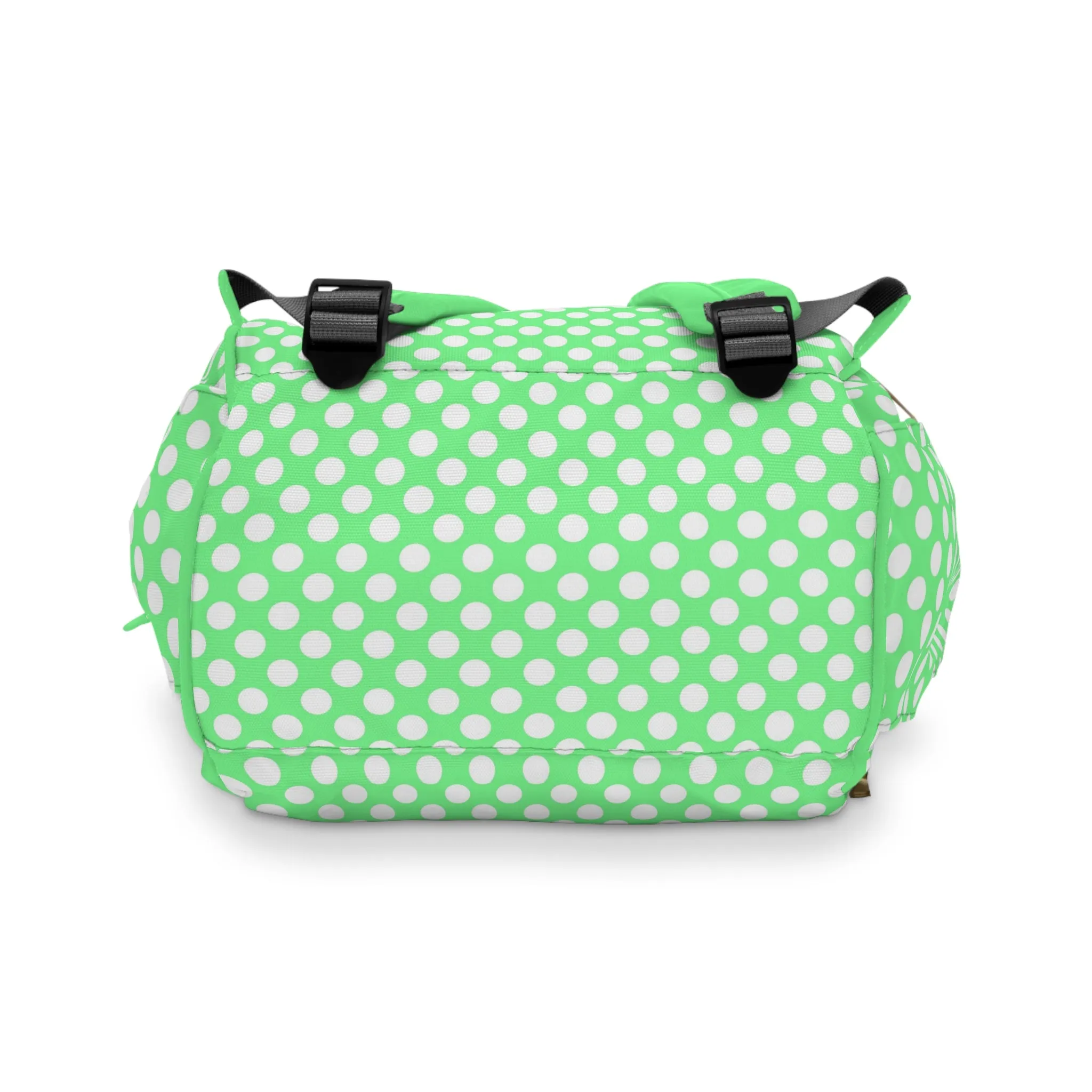 Pastel Polka Dot Diaper Backpack - Stylish & Multifunctional Baby Bag with Polka Dot Patterns, Perfect for Trendy Parents