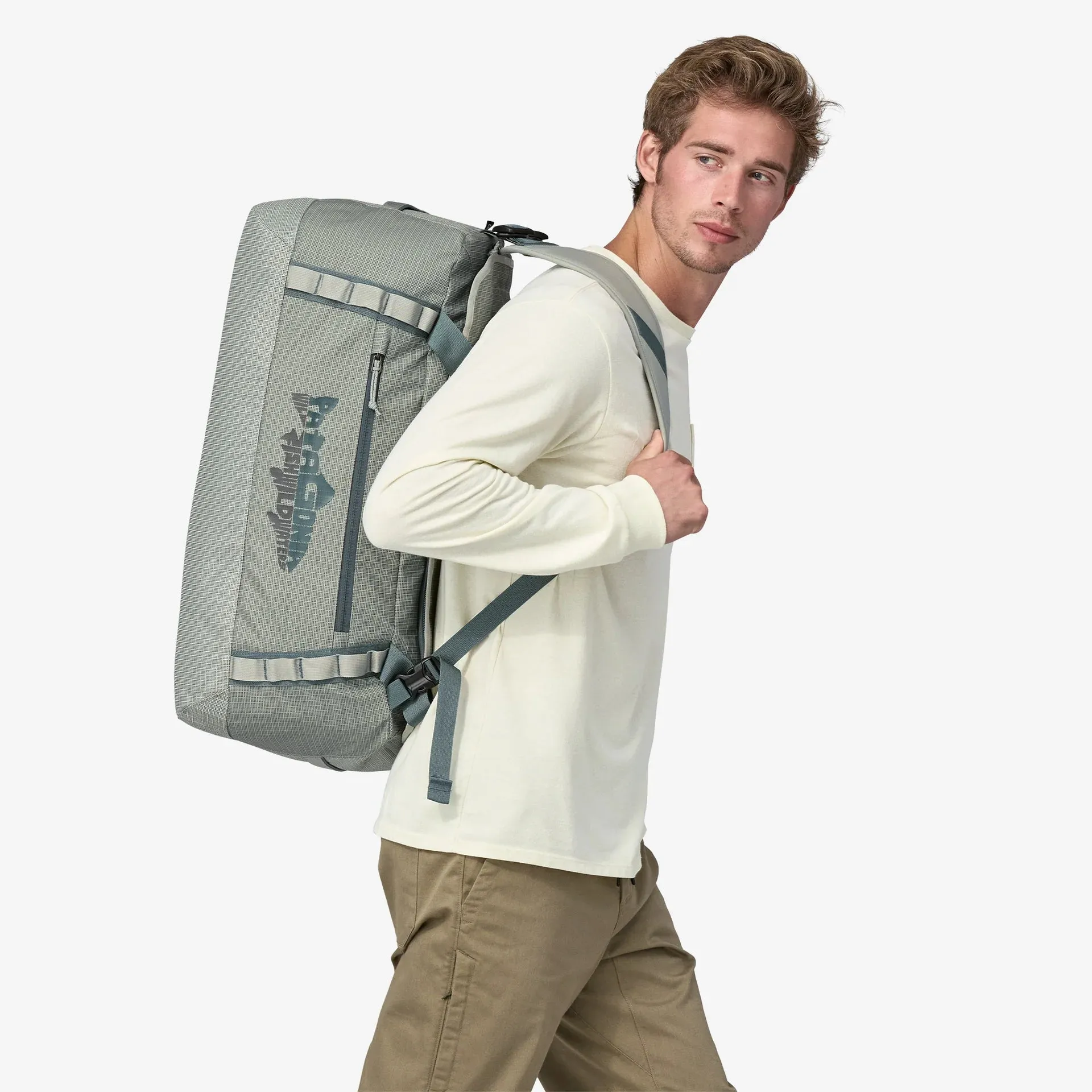 Patagonia Black Hole Pack 55L - Wild Waterline:Sleet Green