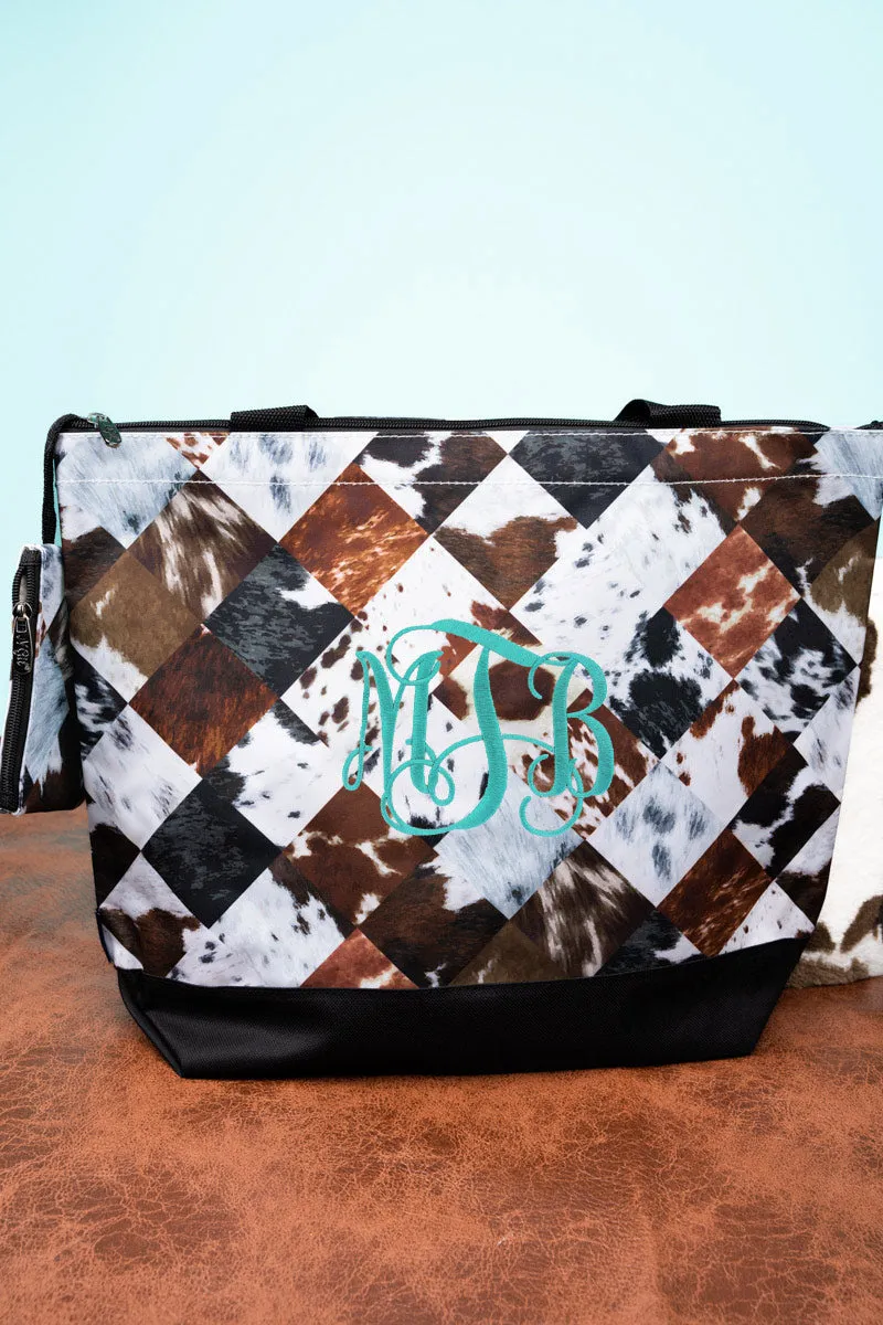 Patchwork Patsy with Black Trim Tote Bag