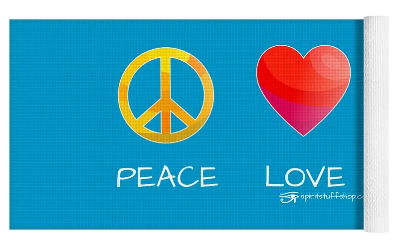 Peace Love And Pride - Yoga Mat