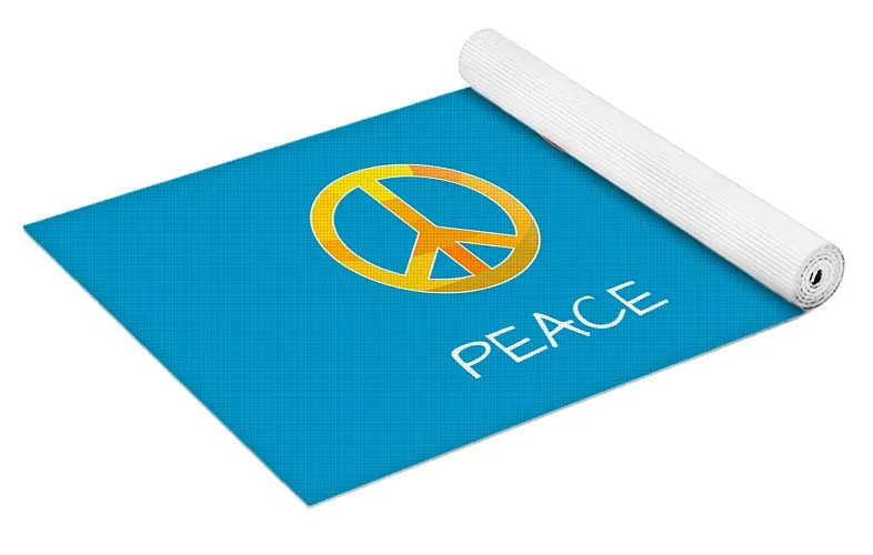 Peace Love And Pride - Yoga Mat