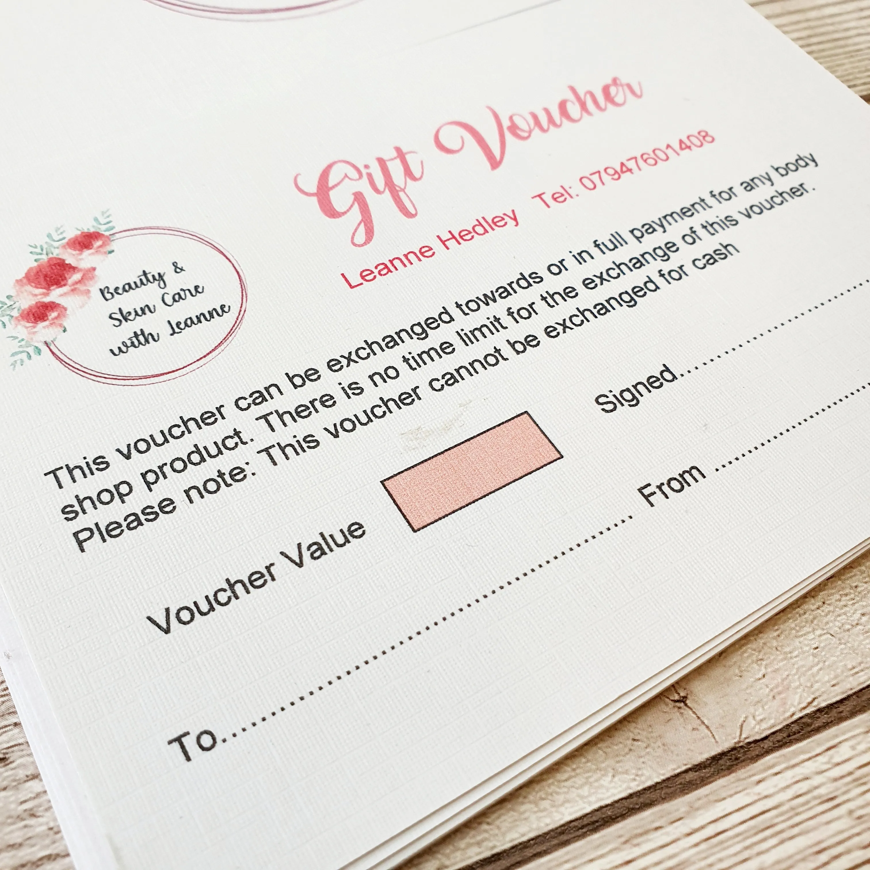 Perfect Postcard size promo cards 14.7cm x 10.5cm