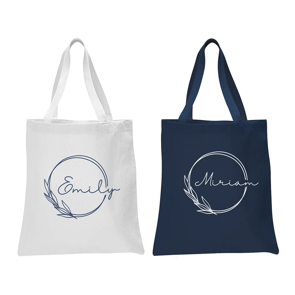 Personalized Bridesmaid Tote Bag, Bachelorette Gift, Bridesmaid Gift, Bridal party tote bags, Wedding party tote bags