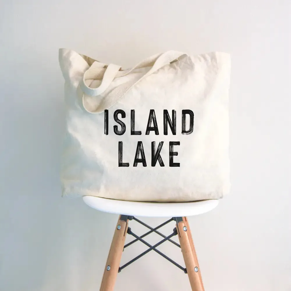 Personalized Lake Tote Bag