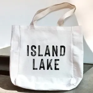 Personalized Lake Tote Bag