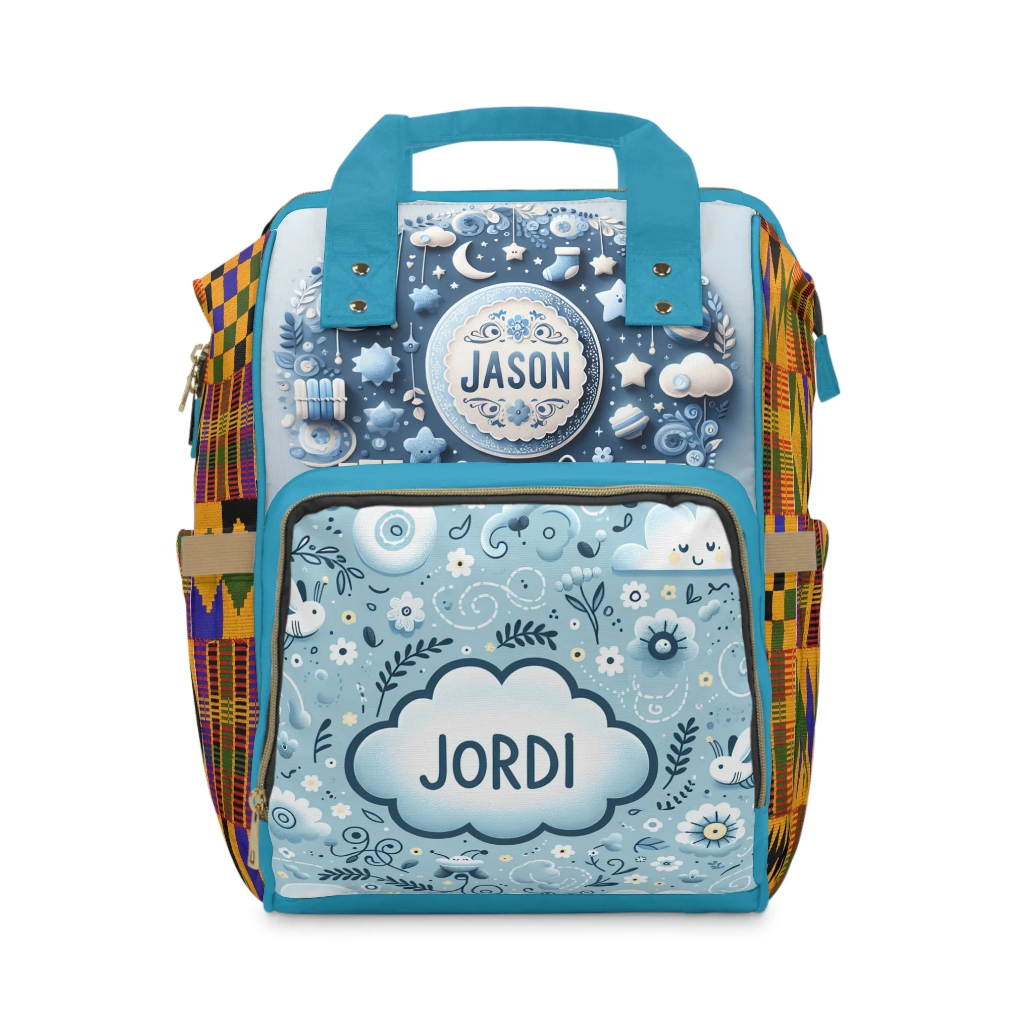 Personalized Multifunctional Diaper Backpack - Customizable Baby Bags for Stylish Parents