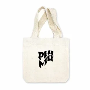 Phi Mu Mod Sorority Name Mini Tote Gift Bag
